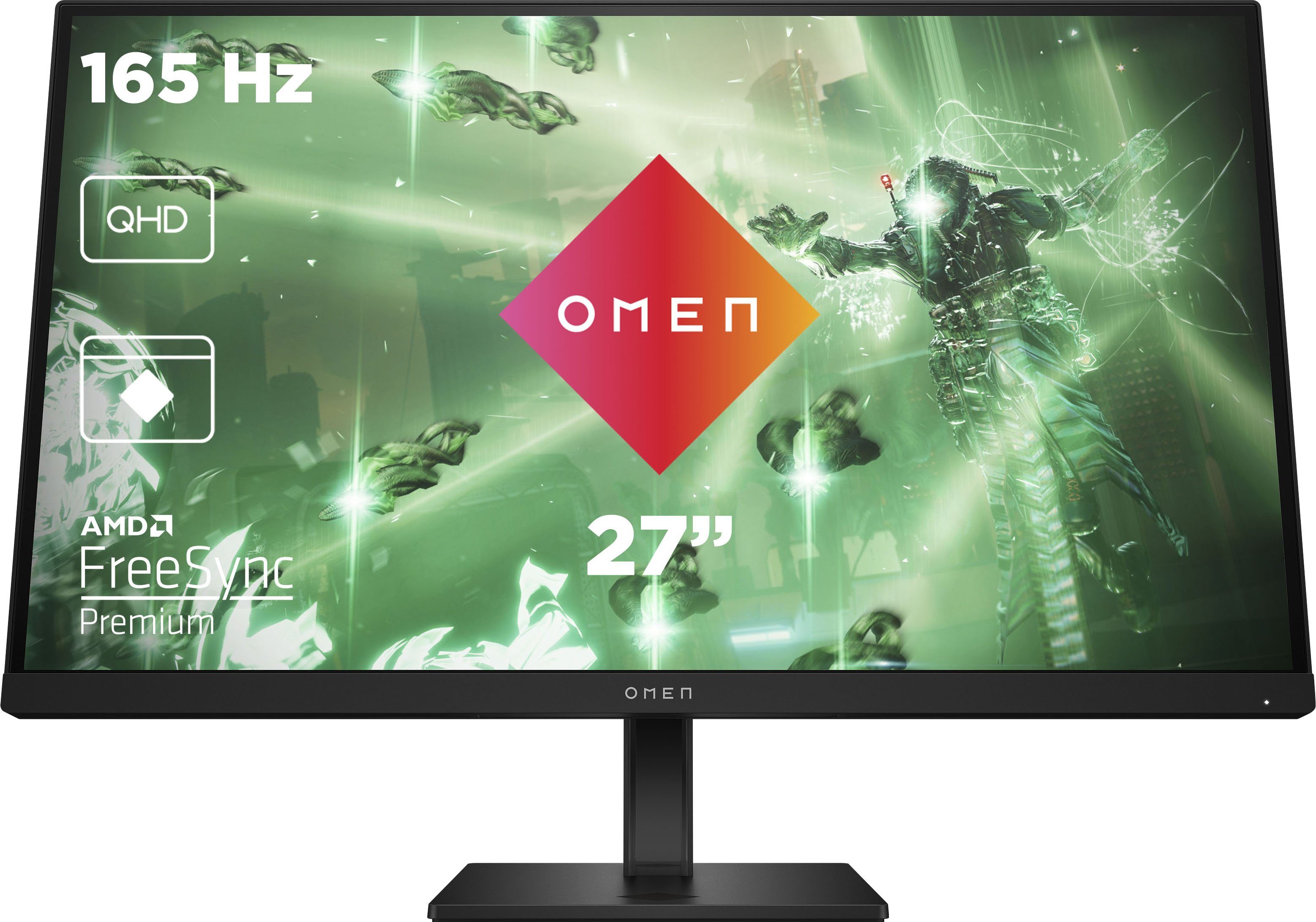 HP OMEN 27q (HSD-0156-A) Gaming-Monitor Hz, px, 165 (68,6 2560 cm/27 Reaktionszeit, x 1440 ", 1 IPS) ms QHD