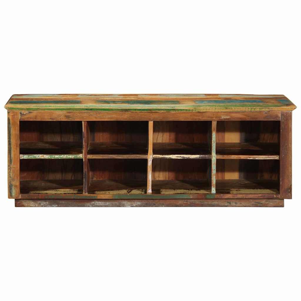 vidaXL Schuhschrank Schuhschrank Braun 110 x 35 x 40 cm Massives upgecyceltes Holz