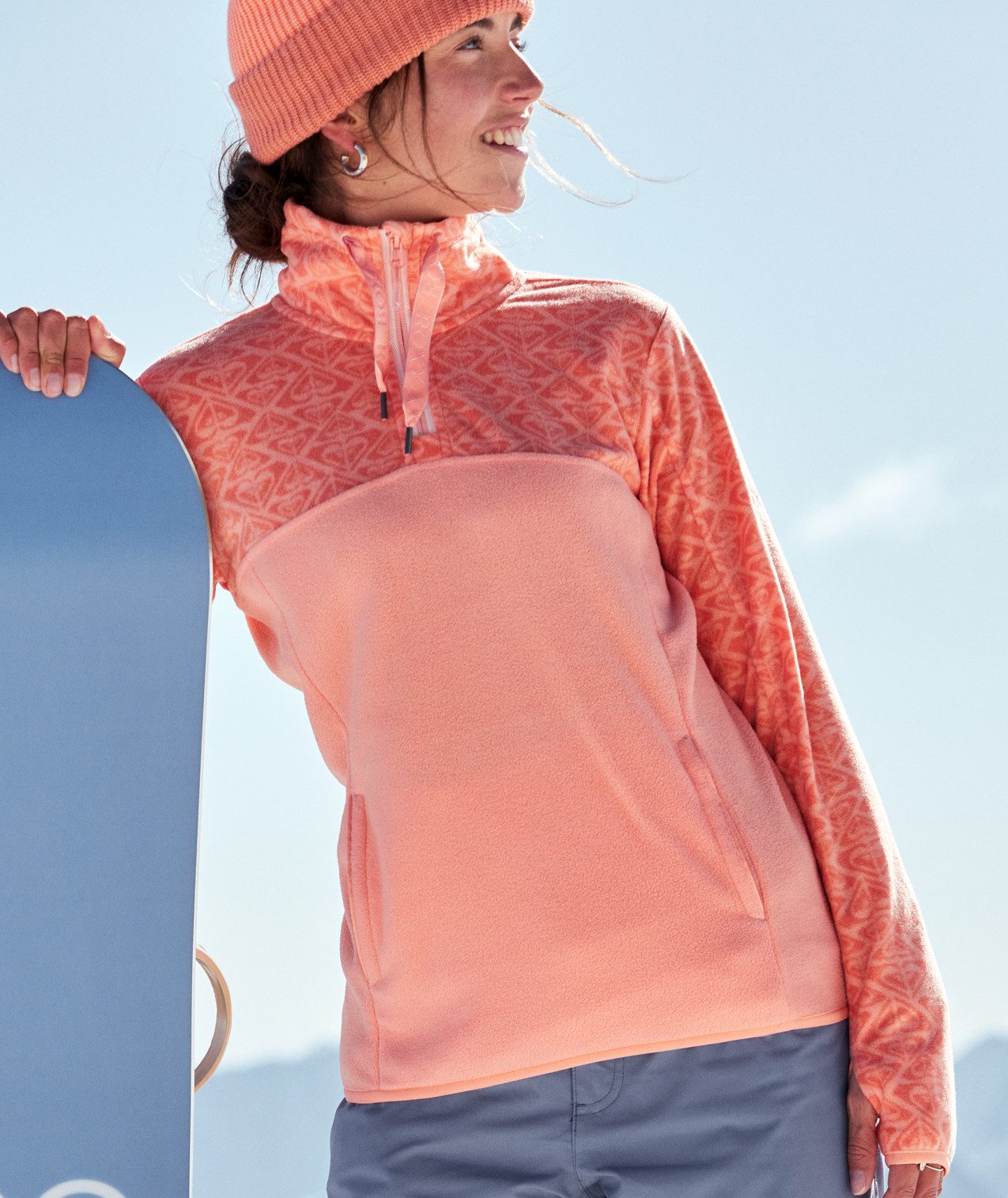 Roxy T-Shirt SAYNA HALF ZIP