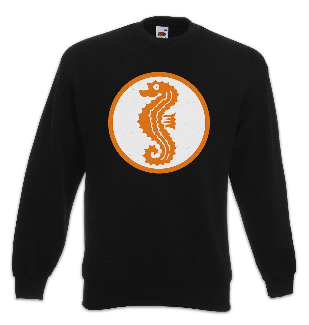 Urban Backwoods Sweatshirt Schwimmabzeichen Sweatshirt Sea Horse Seepferdchen Seahorse Abzeichen (1-tlg) Schwimmlehrer Swimming Teacher Schwimmen