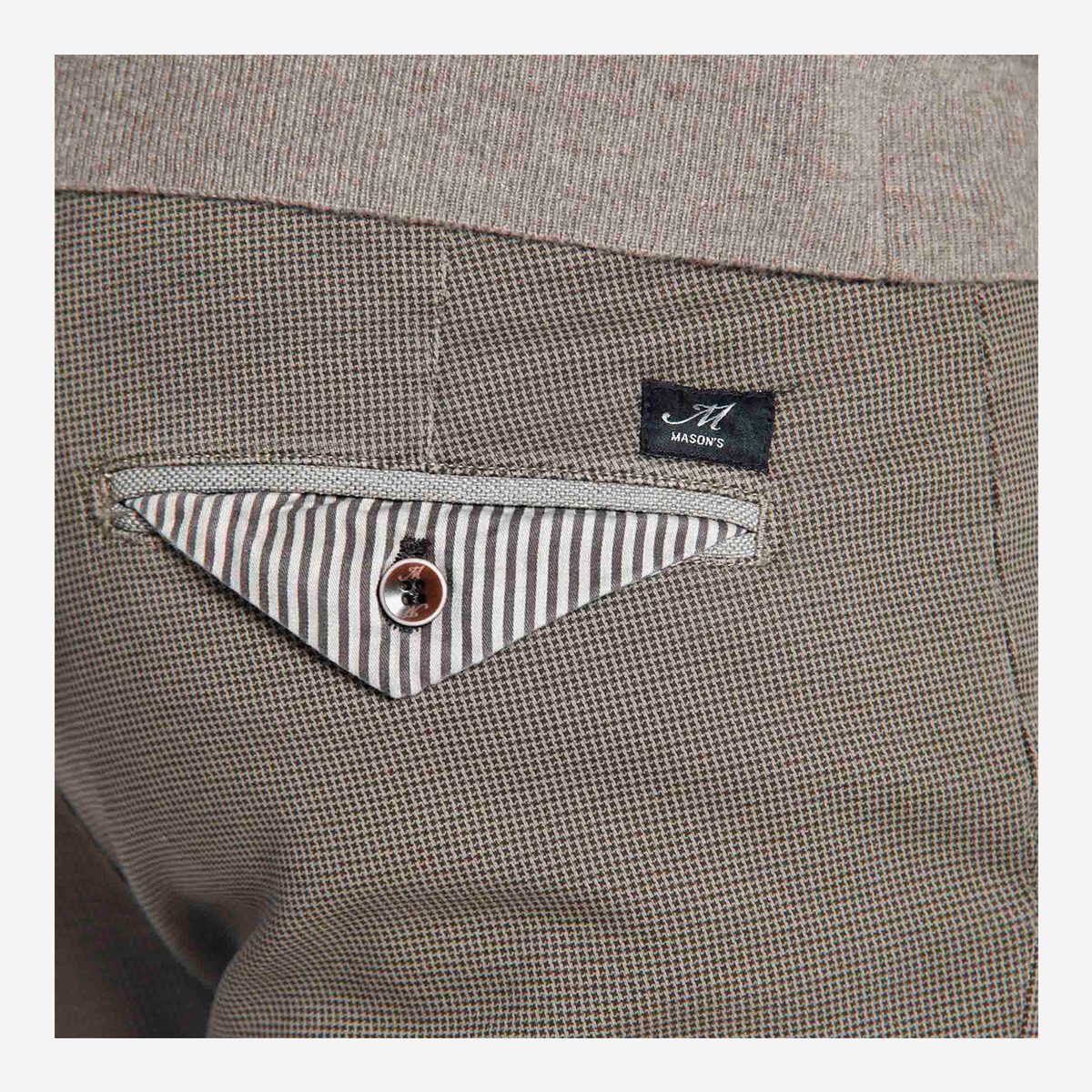 Mason's Stoffhose Mason’s 9PF2R4963N1 JE10S12-274, Hosen, Braun