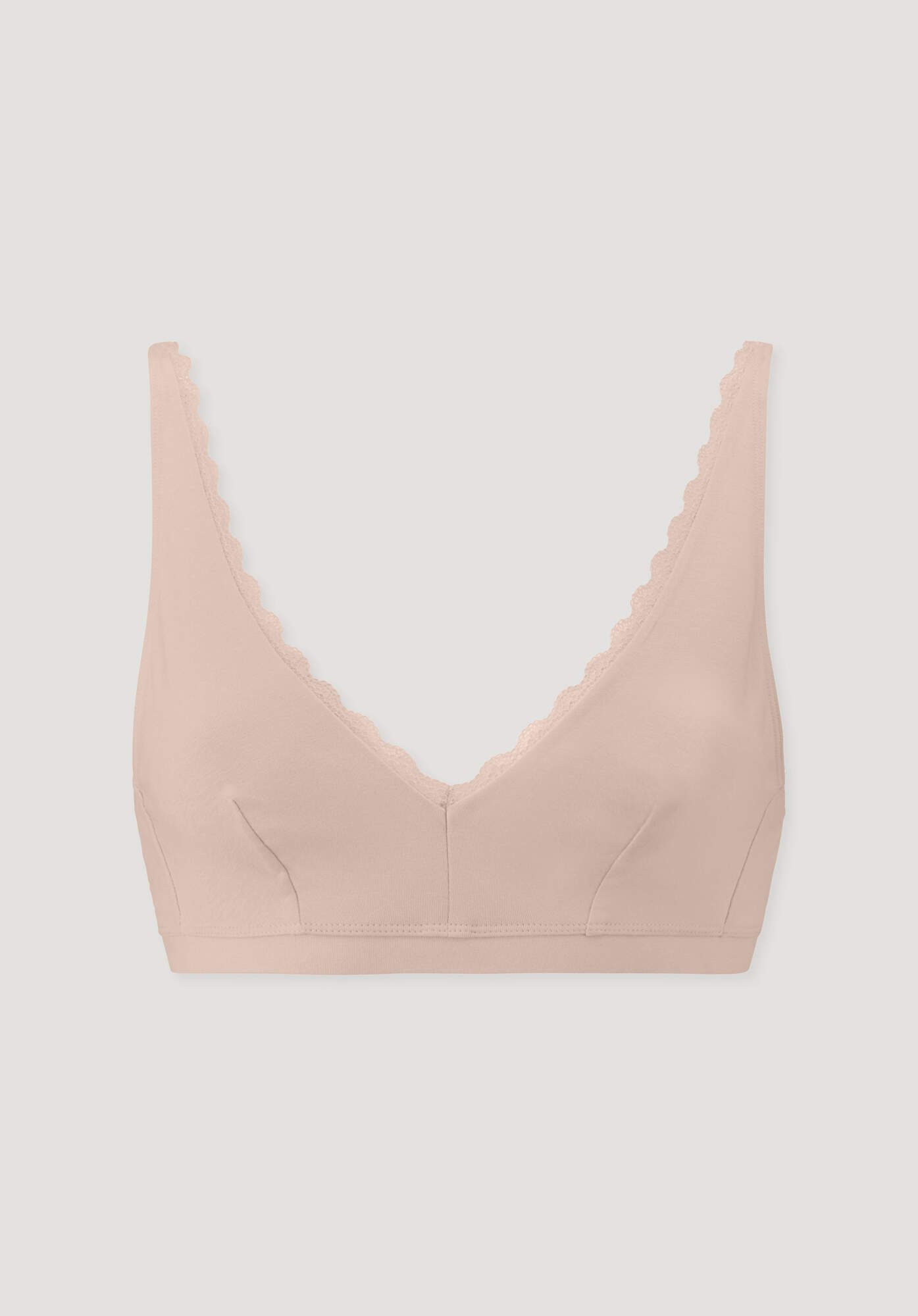 Hessnatur Bustier COTTON FEEL LACE aus Bio-Baumwolle (1-tlg)