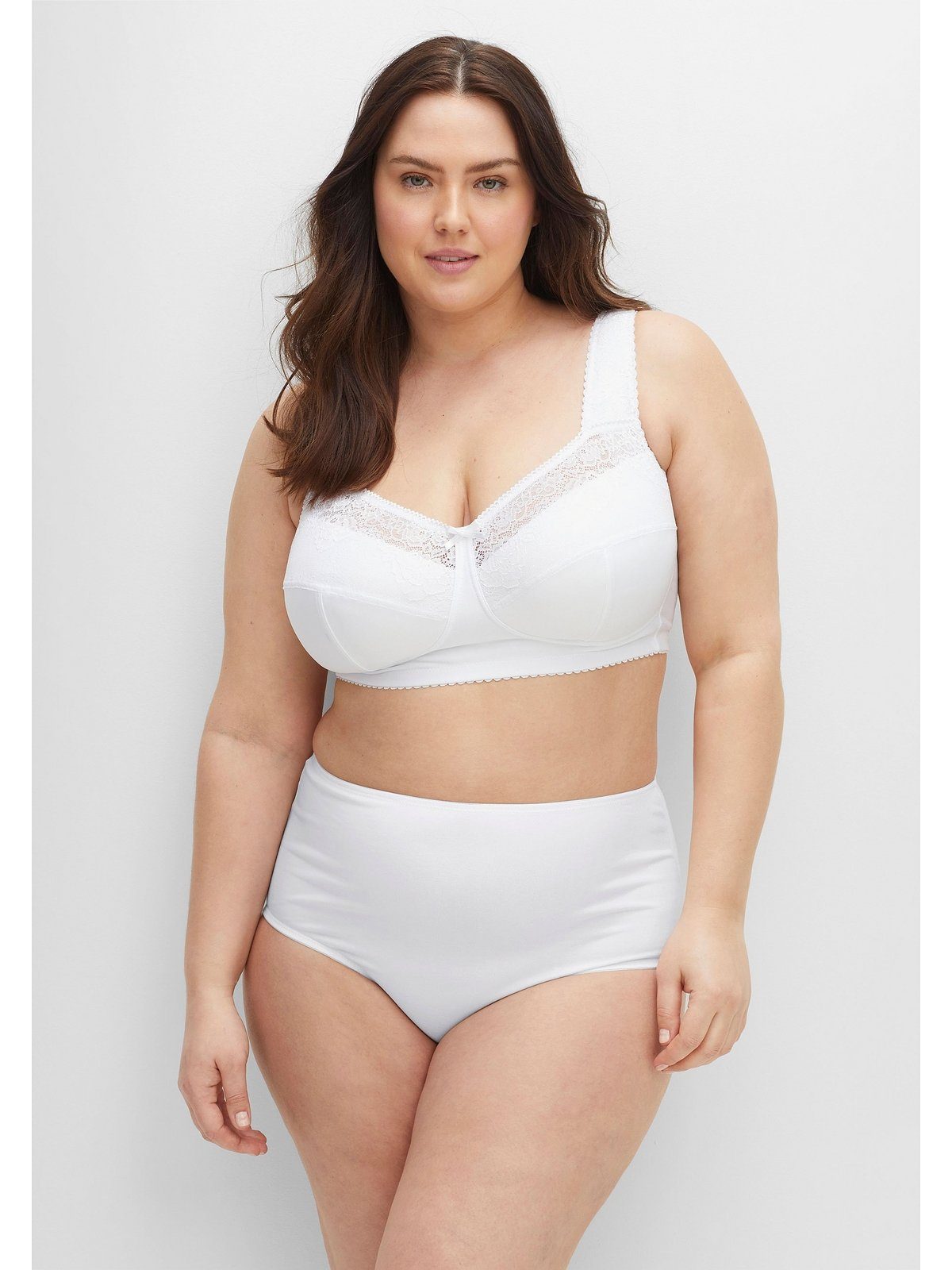 Sheego Entlastungs-BH Große Größen ohne Bügel, mit zarter Spitze