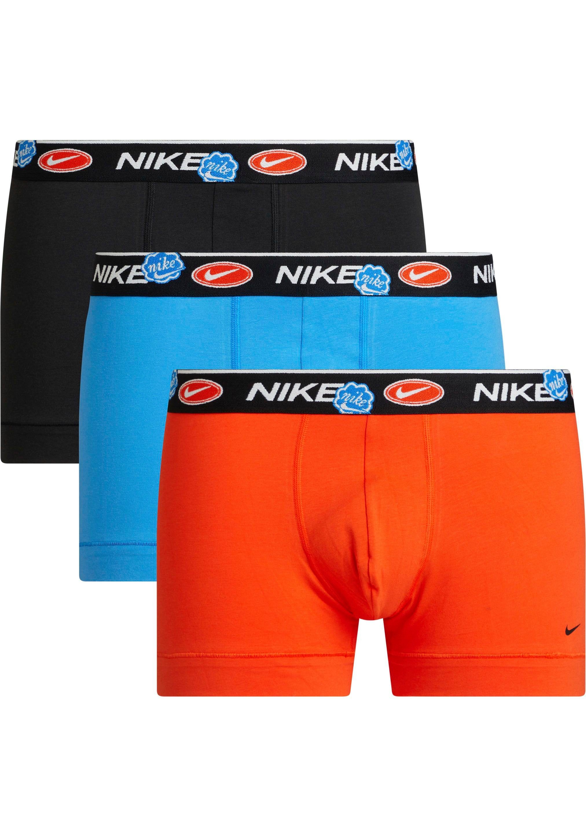 NIKE Underwear Trunk TRUNK 3PK (Packung, 3er-Pack) mit NIKE Logo-Elastikbund (3 Stück)