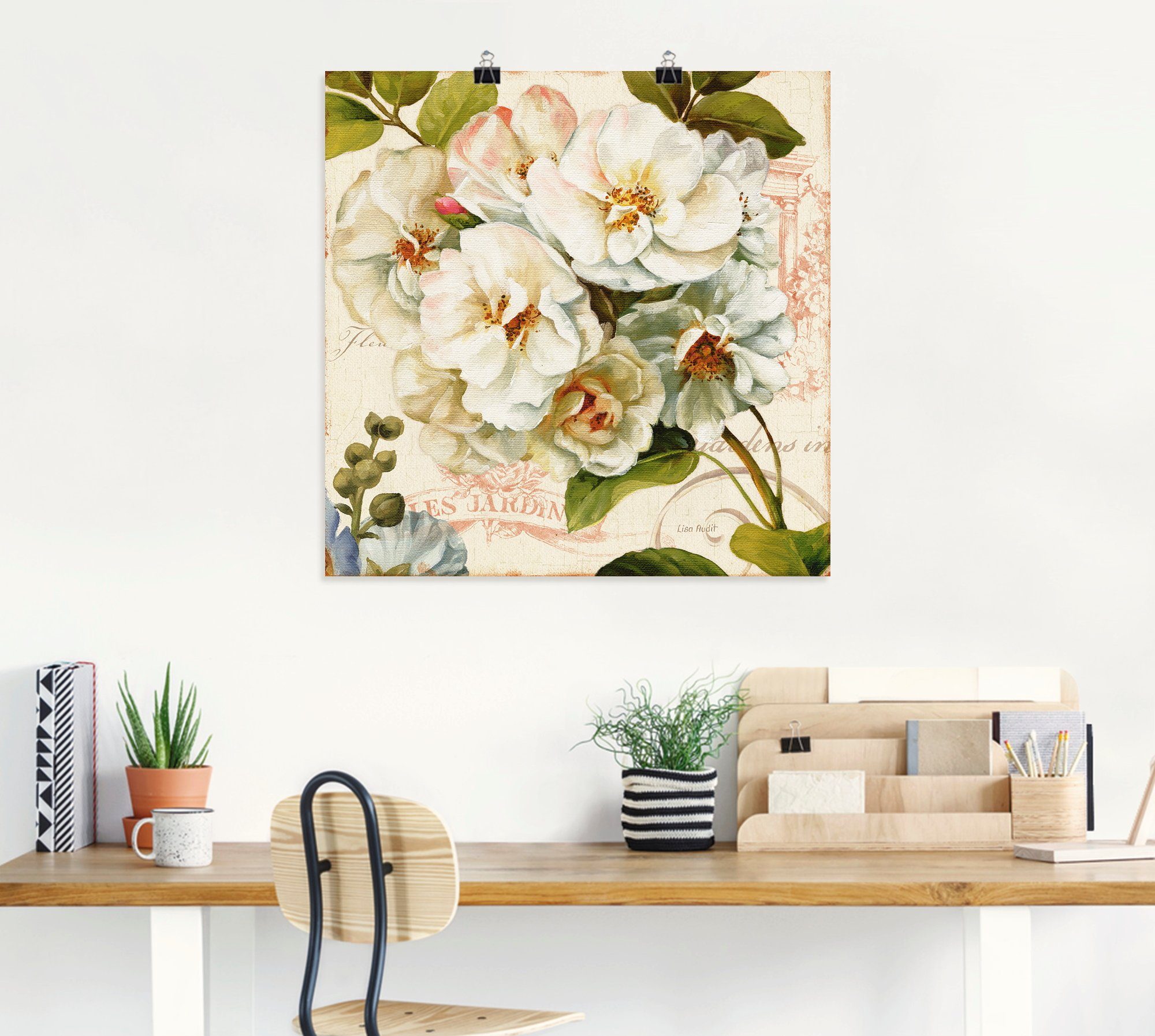 Artland Wandbild Garten III, Blumen (1 günstig online kaufen