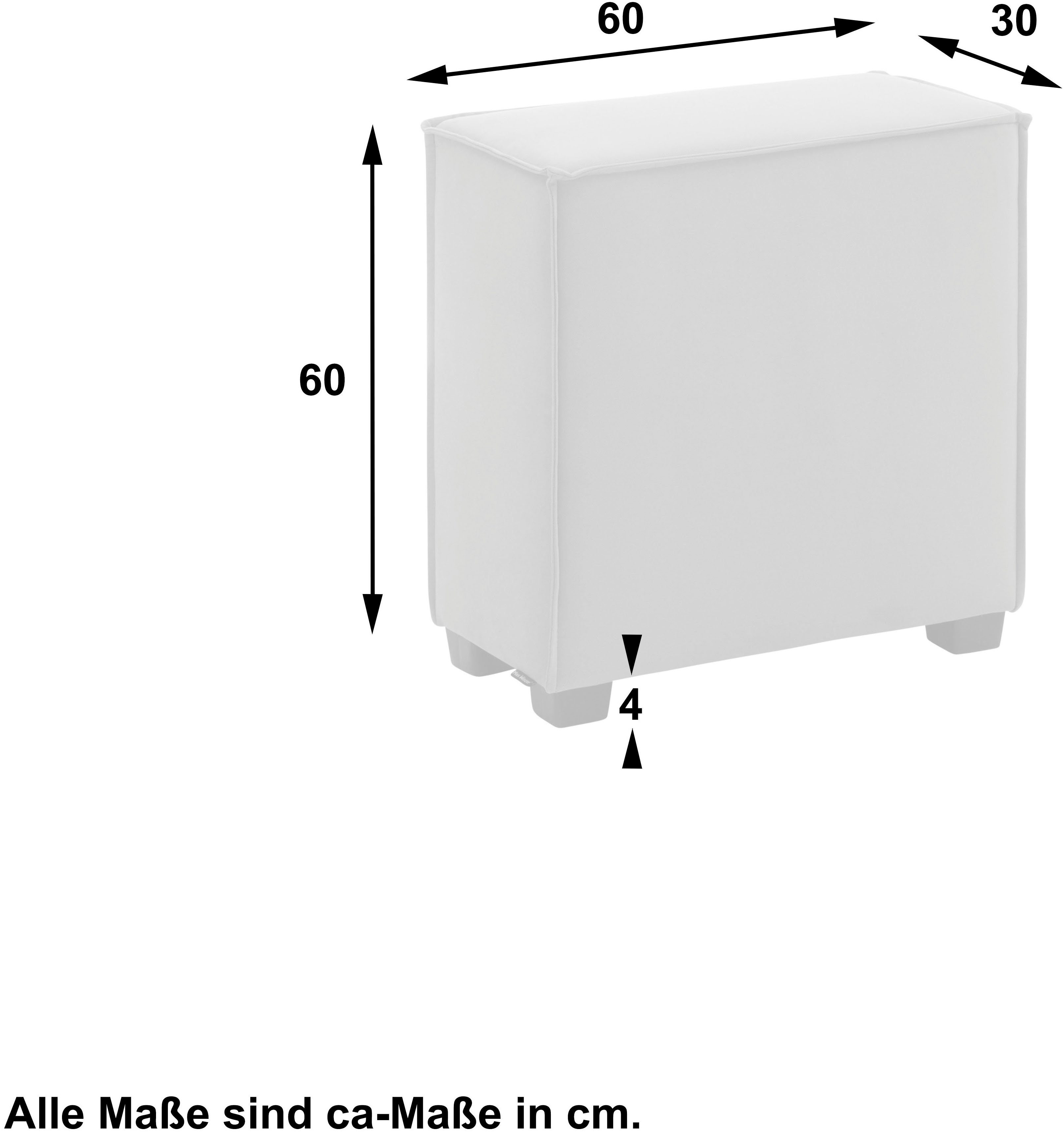 60/30/60 Einzelelement kombinierbar MOVE, grau cm, Max individuell Sofaelement Winzer®