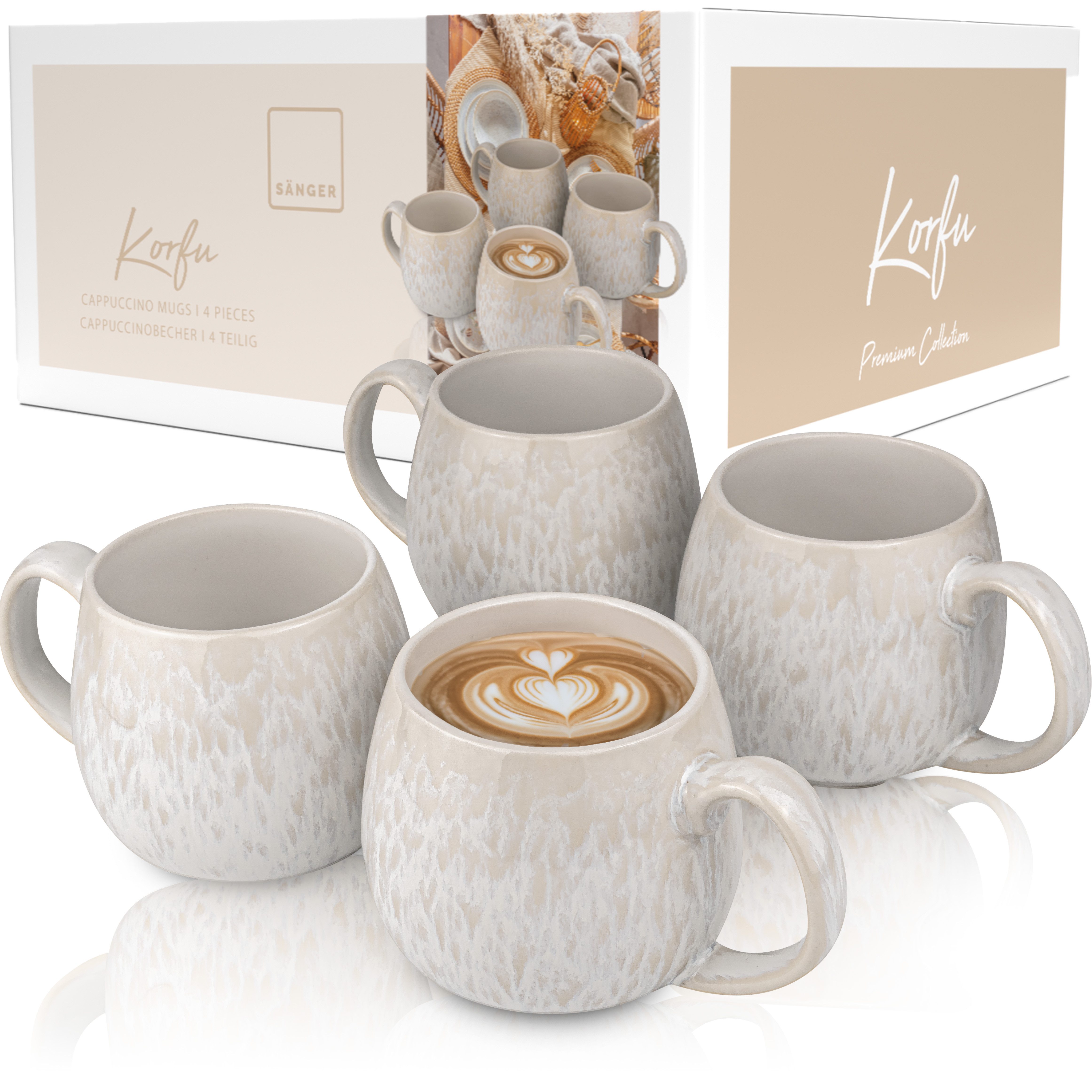 Becher Korfu Kaffeebecher Set (4-teilig)