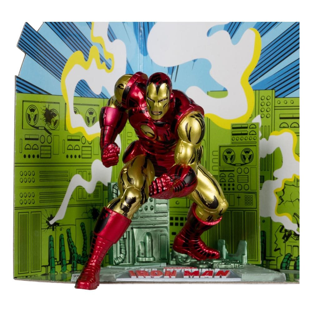 McFarlane Toys Merchandise-Figur Marvel PVC 1/10 Iron Man (The Invincible Iron Man #126) 11 cm