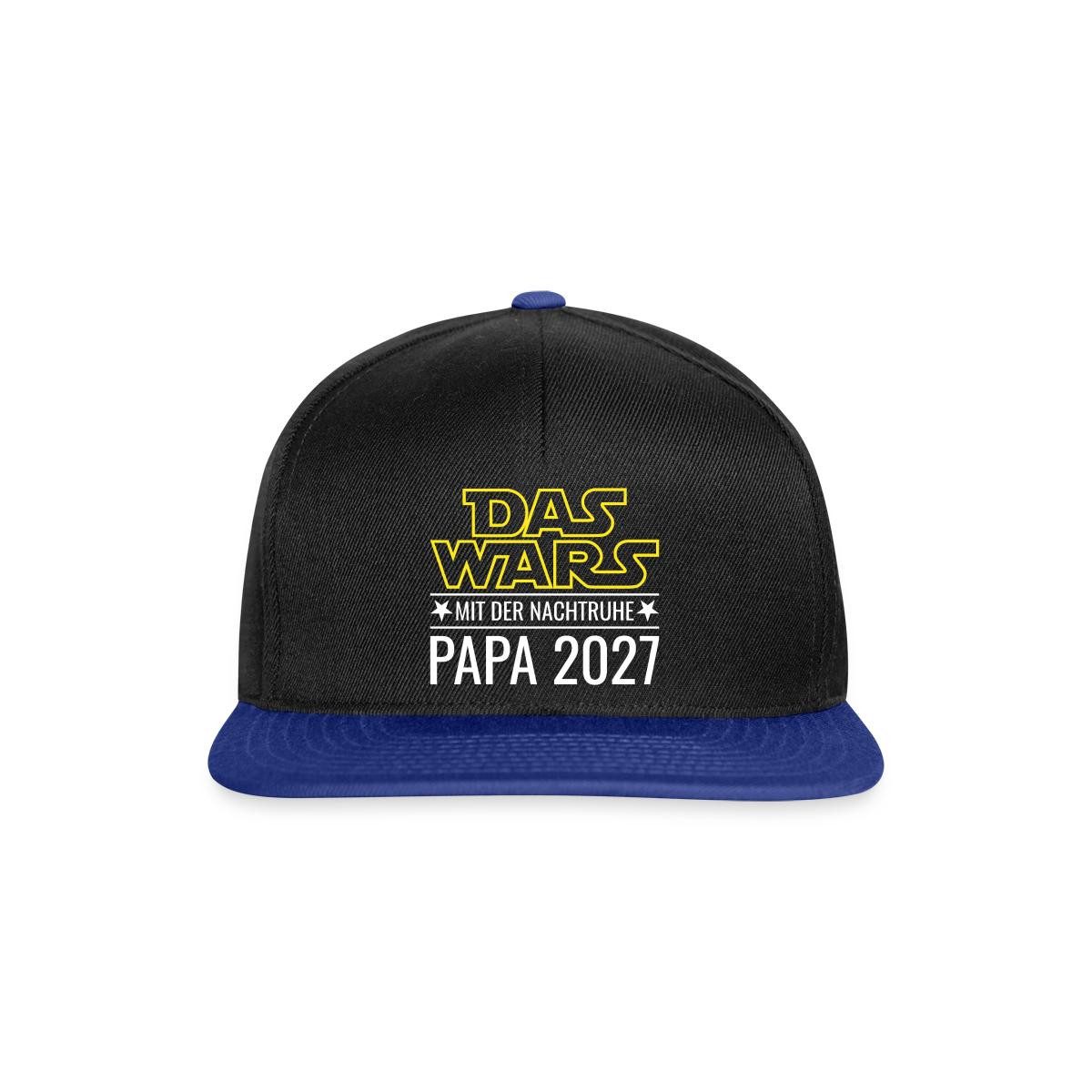 Spreadshirt Snapback Cap Das Wars Mit Der Nachtruhe Papa 2027 Snapback Cap (1-St)
