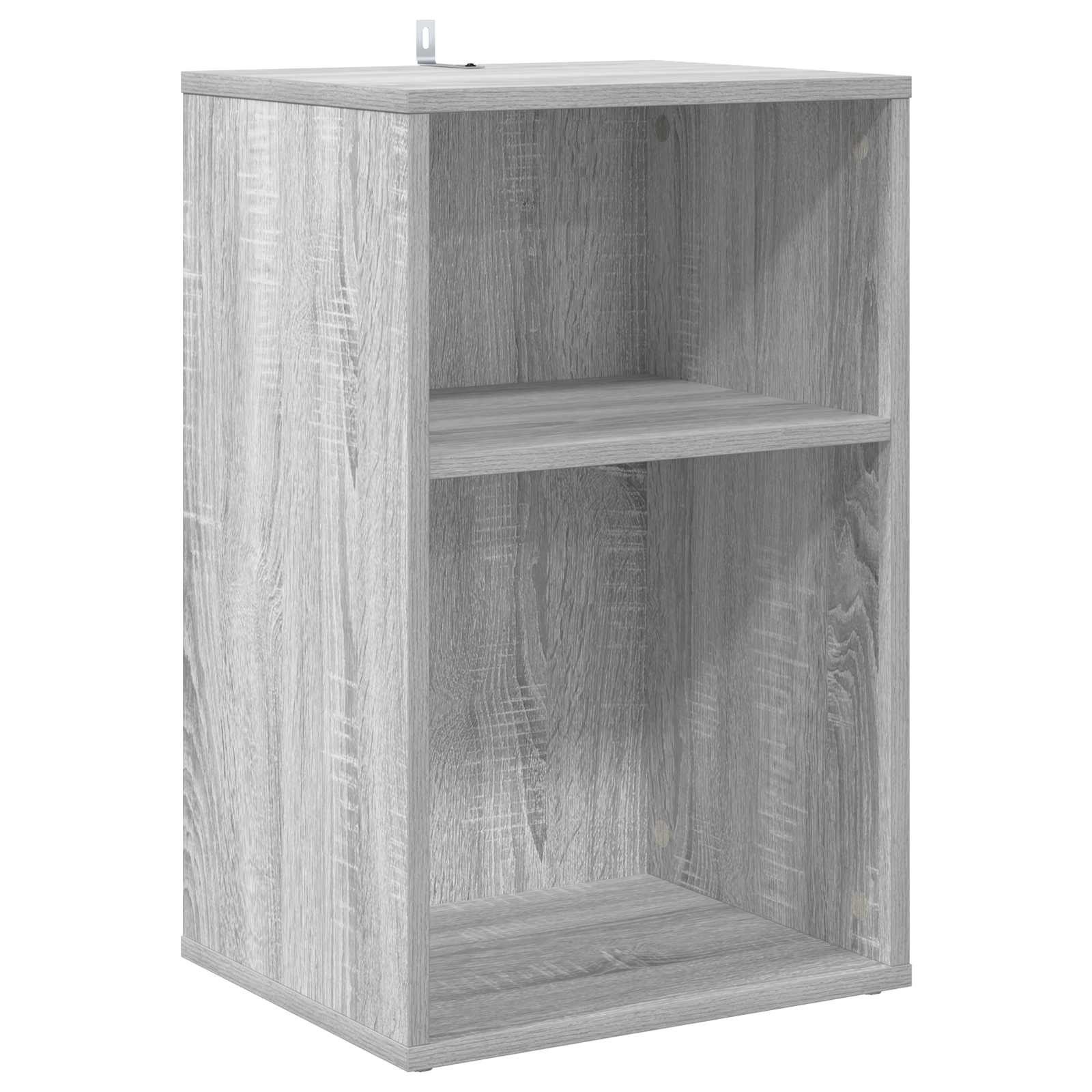 Schranksystem Schallplattenschrank Sonoma-Grau 38 x 33 x 61 cm Holzwerkstoff