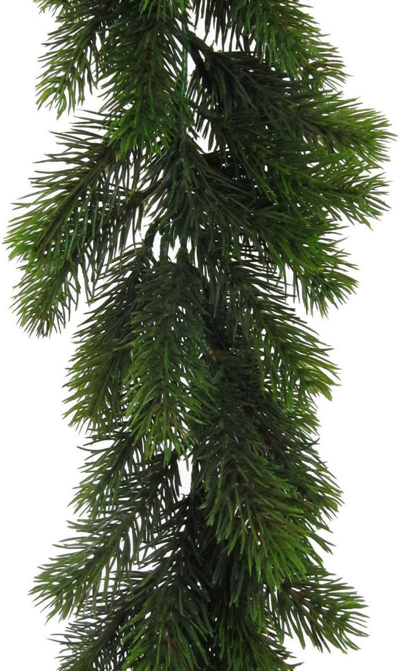 Winterliche Kunstpflanze »Weihnachtsdeko, Weihnachtsgirlande« Tanne, Creativ deco, Girlande mit 168, Länge 180 cm