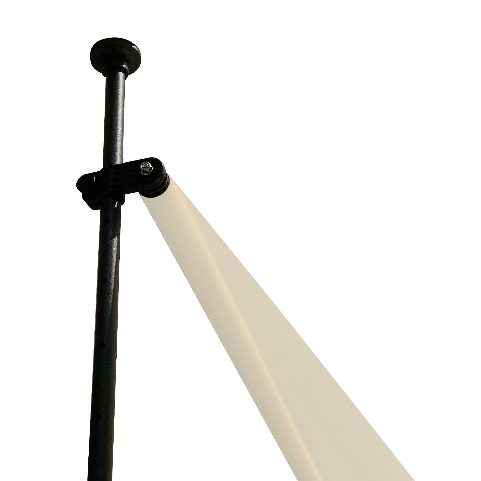 SVITA Klemmmarkise Balkonmarkise, Handkurbel, ohne Bohren, 150x200 cm, Beige