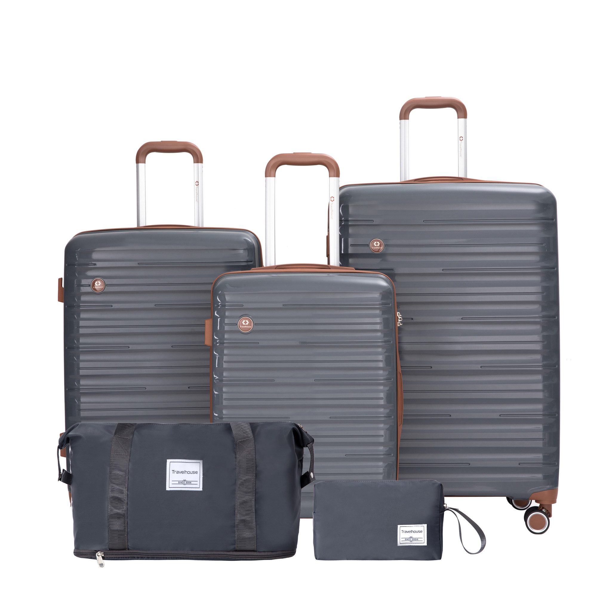 Travelhouse Trolleyset Ascona, 4 Rollen, (Spar-Set, günstig online kaufen