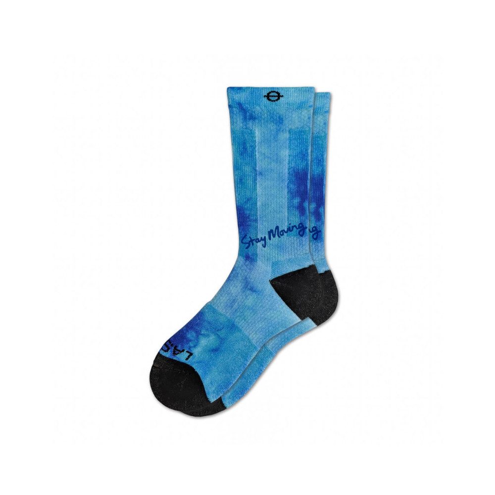 Lasso Gear Tennissocken Performance Compression Socks Aqua TieDye