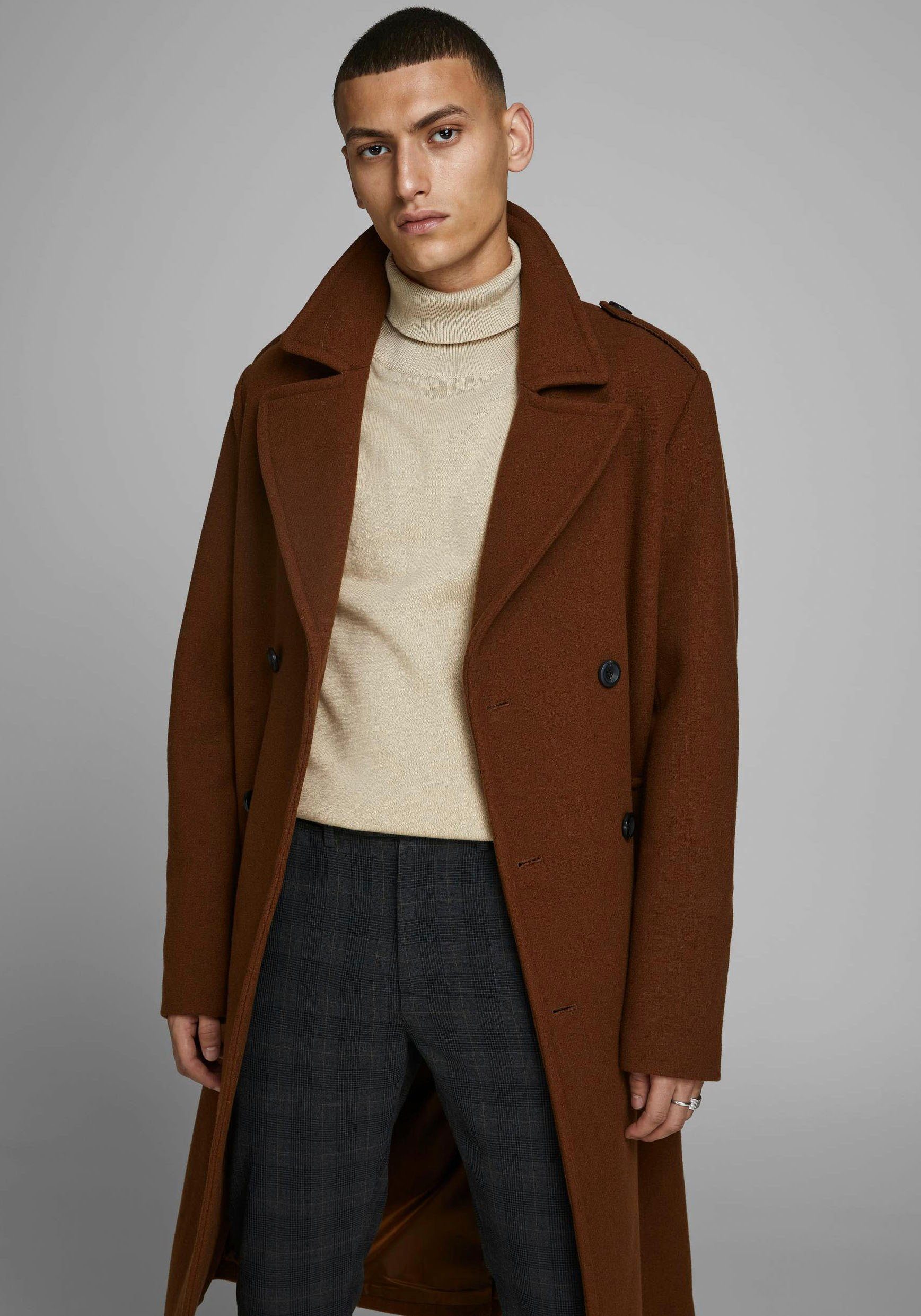 Jack & Jones Rollkragenpullover JJEEMIL KNIT ROLL NECK NOOS Baumwollmischung, regular fit