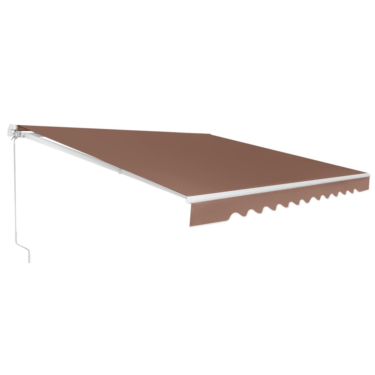 COSTWAY Gelenkarmmarkise 300x250cm mit Handkurbel, für günstig online kaufen
