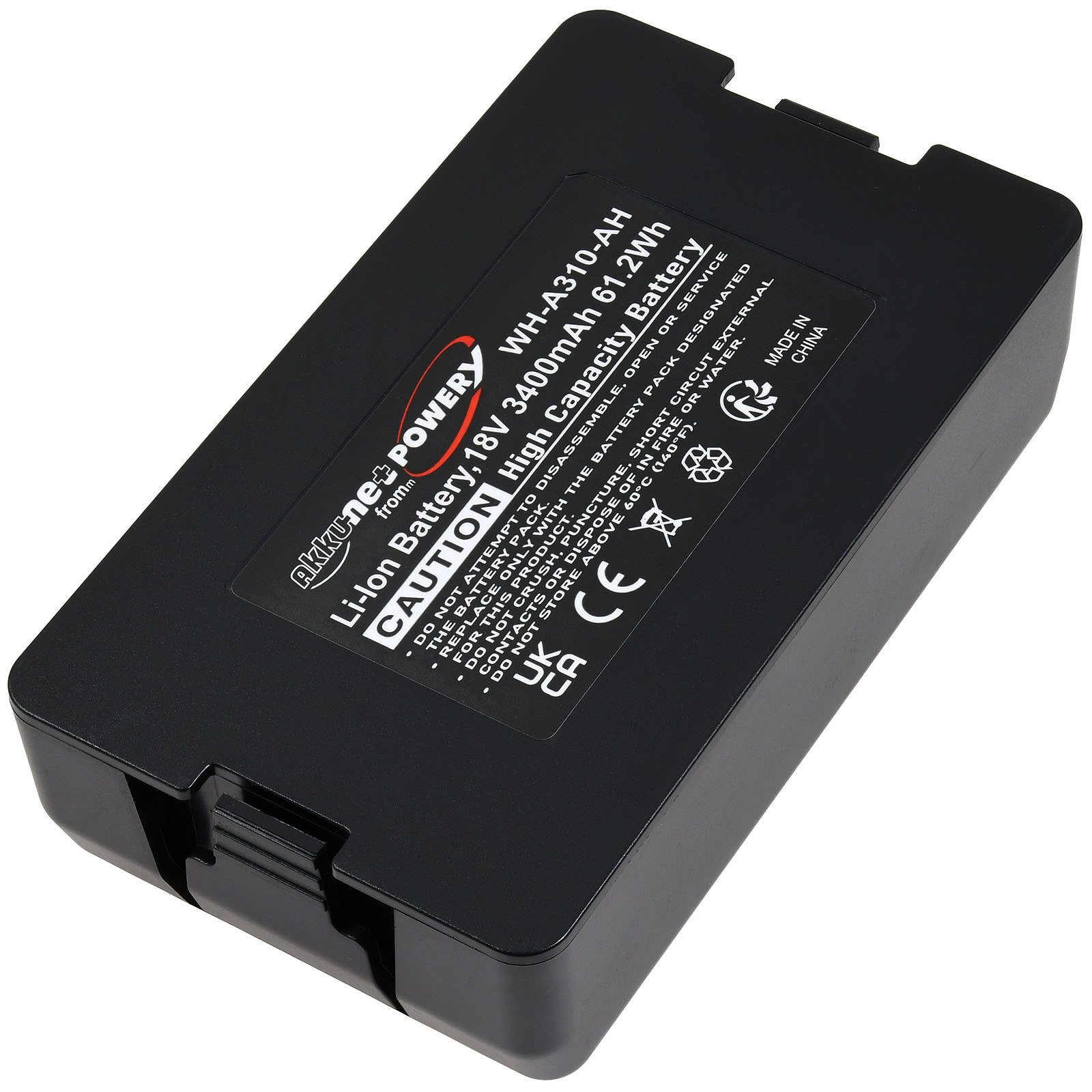 Powery XXL-Akku kompatibel mit Gardena Sileno Minimo 250 m² Akku 3400 mAh (18 V)