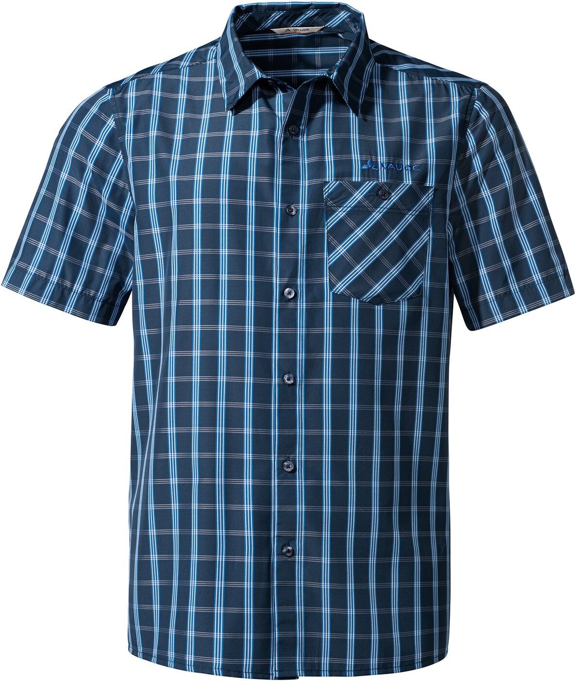 VAUDE Kurzarmhemd Me Albsteig Shirt III DARK SEA