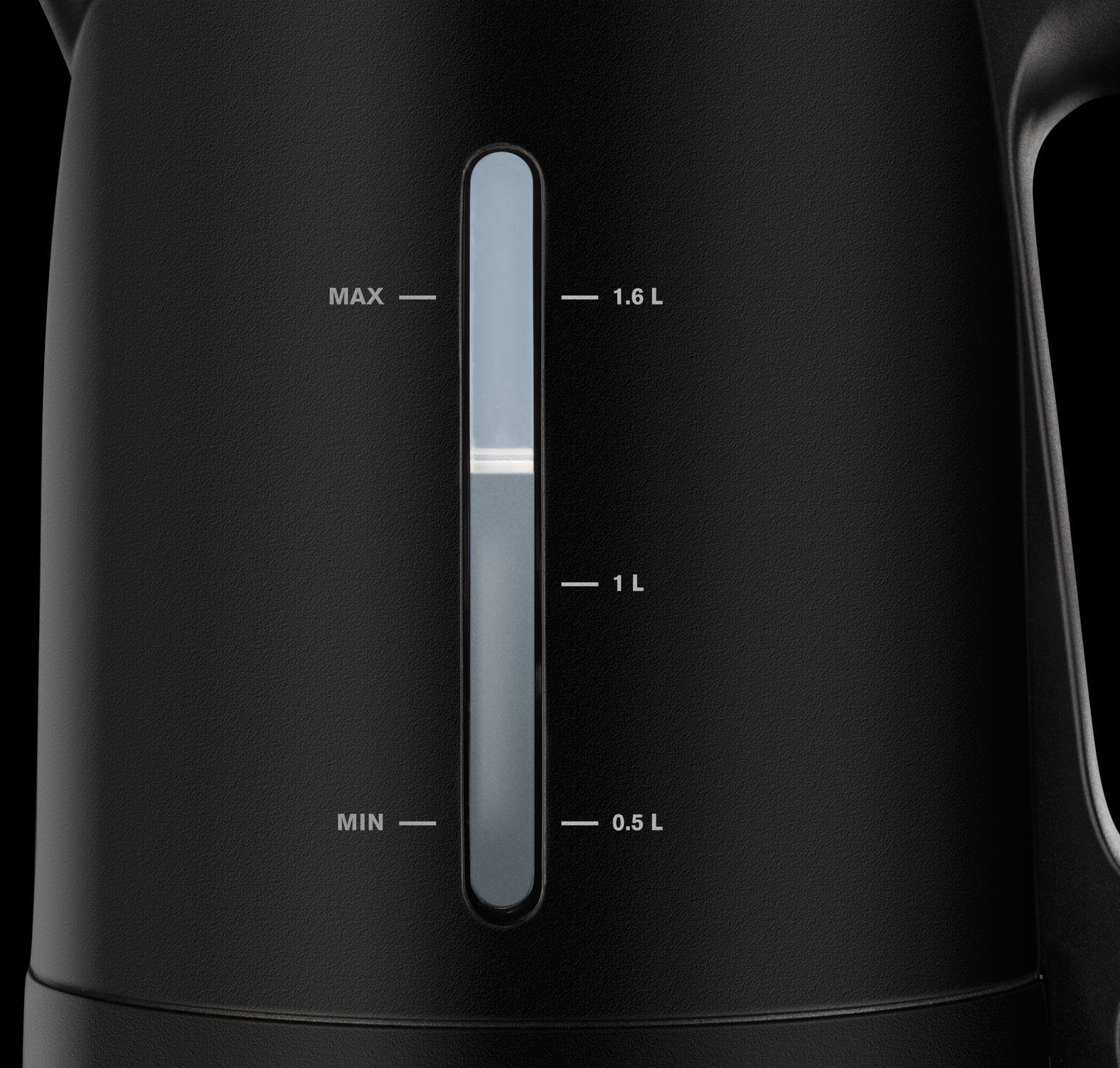 Krups Wasserkocher BW2448 Pro Aroma, 1,6 l, 2400 W, Beleuchteter Ein-/ Ausschalter, Schwarz