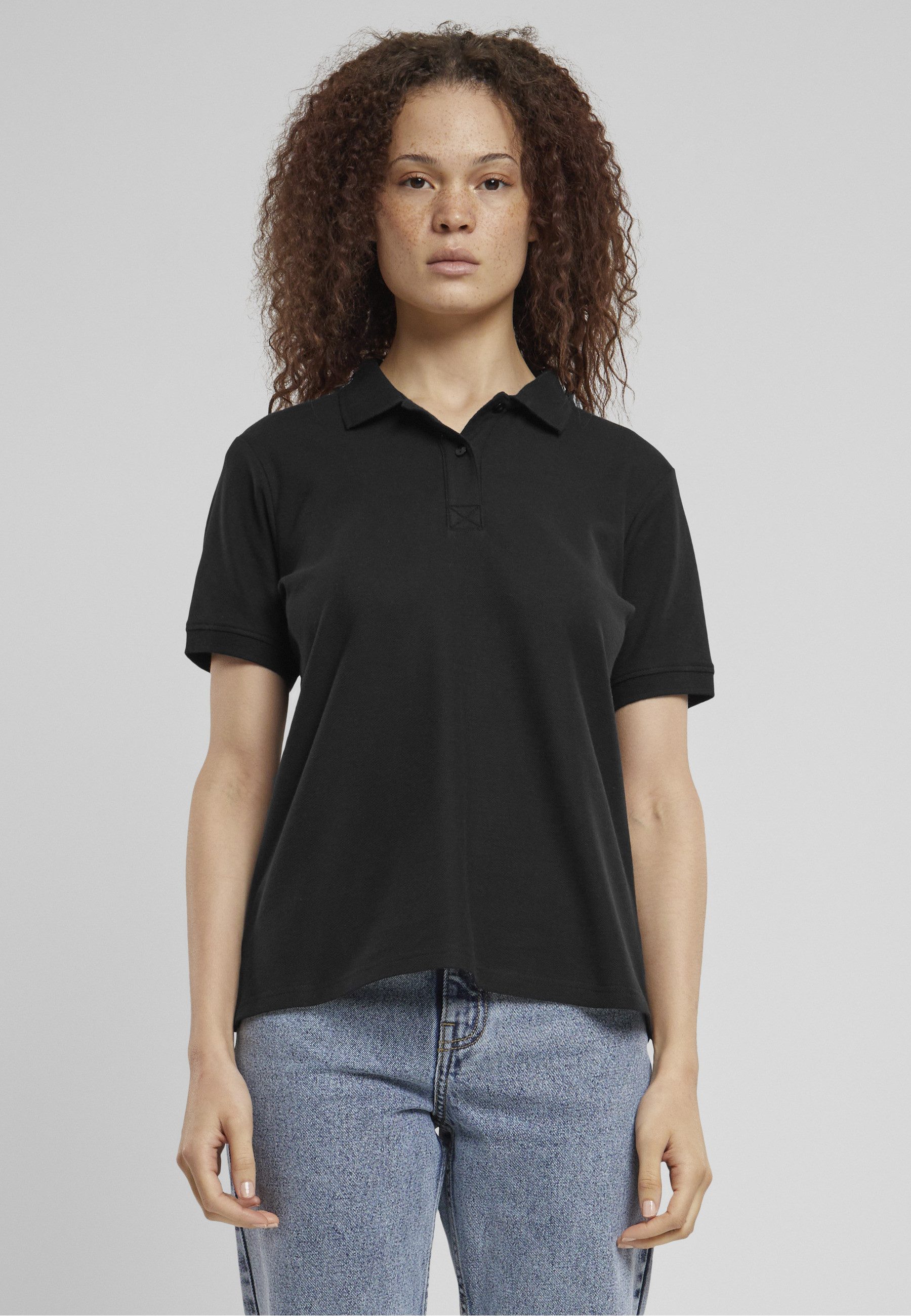 URBAN CLASSICS Poloshirt Urban Classics Ladies Polo Shirt (1-tlg)