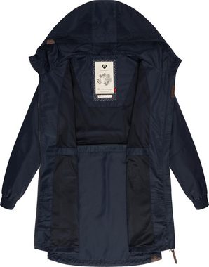 Ragwear Outdoorjacke Bronja stylischer unifarbener Übergangsmantel