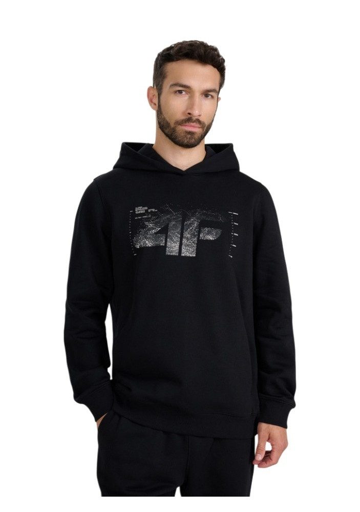 4F Kapuzenpullover M1904 (Baumwolle) schwarz Herren