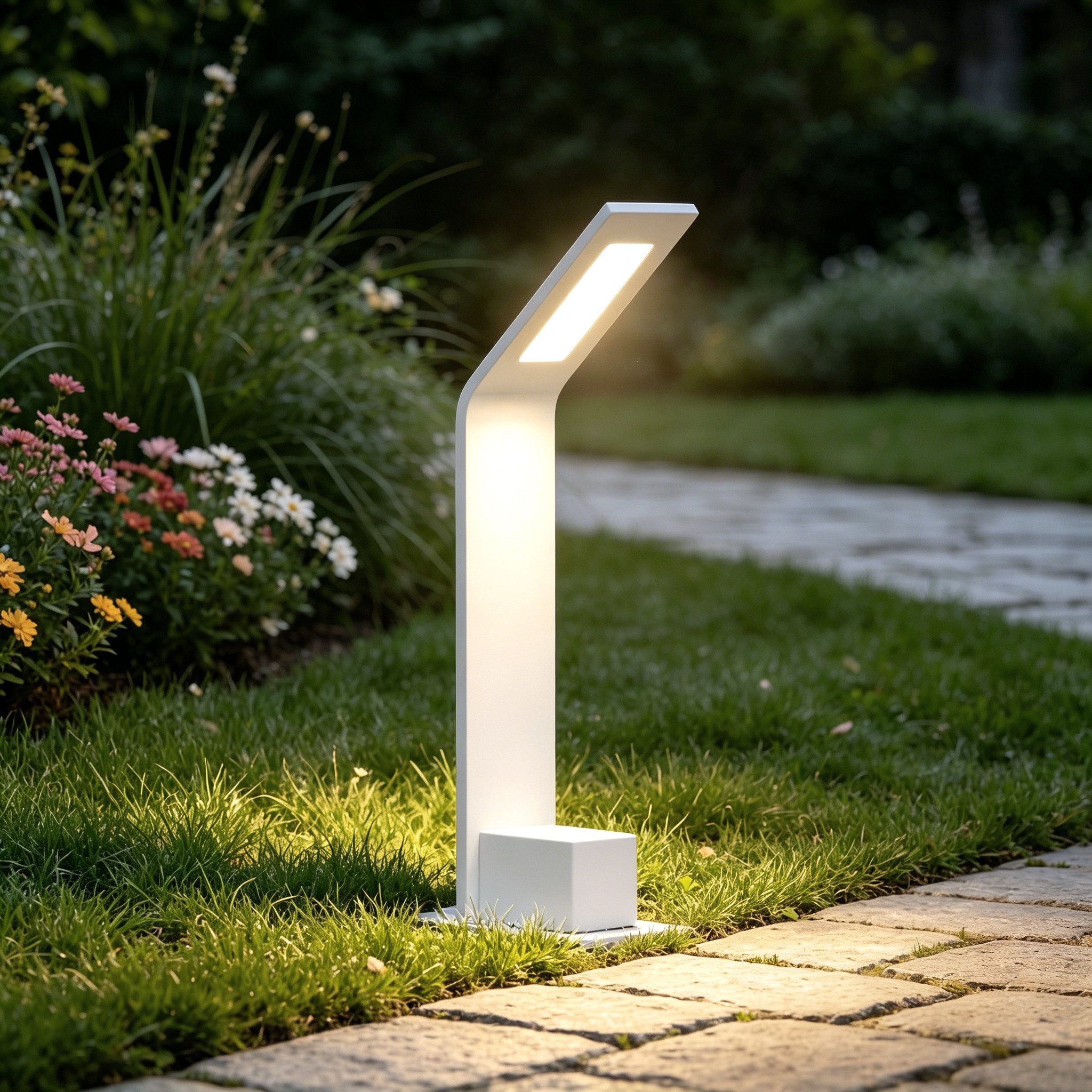 Mai & Mai LED Außen-Stehlampe LED Wegeleuchte IP65 Gartenlampe Standleuchte für Außen 6W 3000K