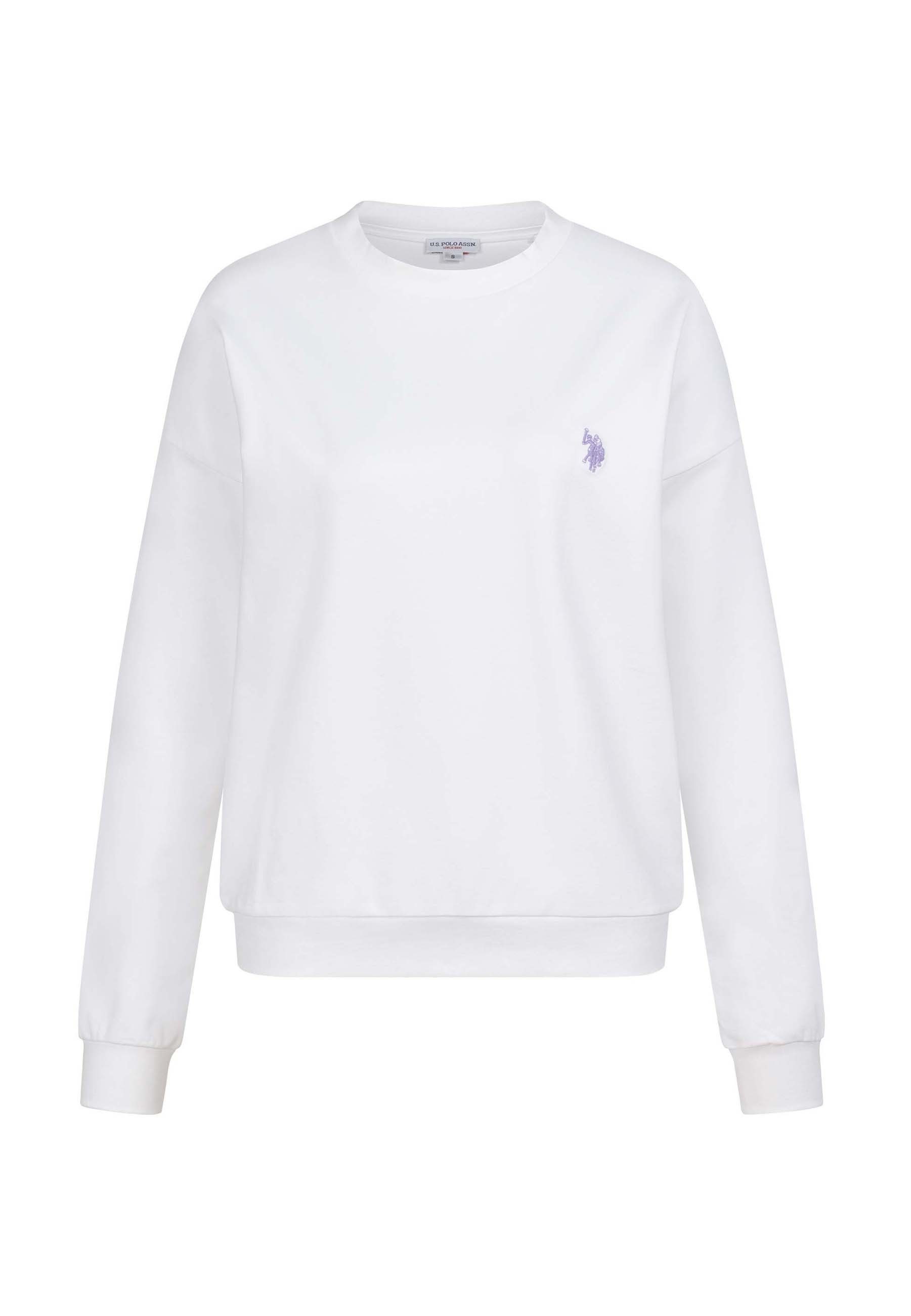 U.S. Polo Assn. Sweatshirt USKalatine Pullover Rundhals – Baumwollmix Sweater Weicher Rundhalspullover mit Stretch und Logo-Stickerei – Bild 5 von 5