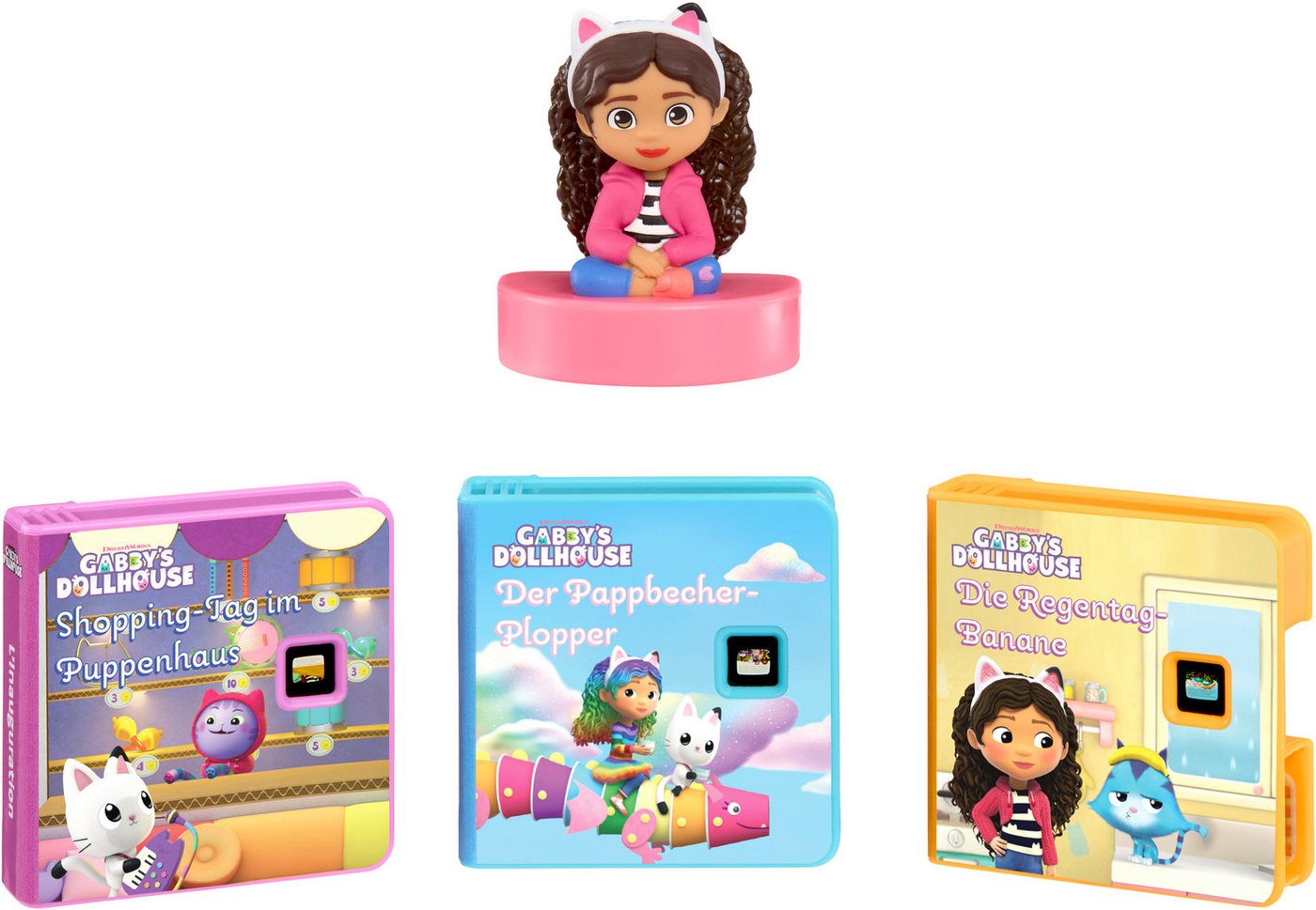Little Tikes® Hörspielkassette Story Dream Machine, Universal Gabby Dollhouse Kollektion, (Set, 4-St), passend für Story Dream Machine