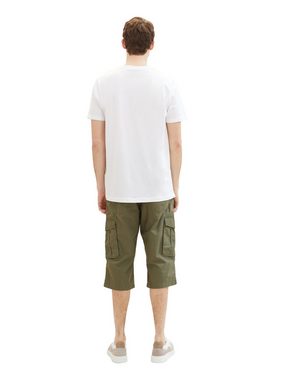 TOM TAILOR Stoffhose Shorts Max Fit Hose Seitliche Taschen 7529 in Olive