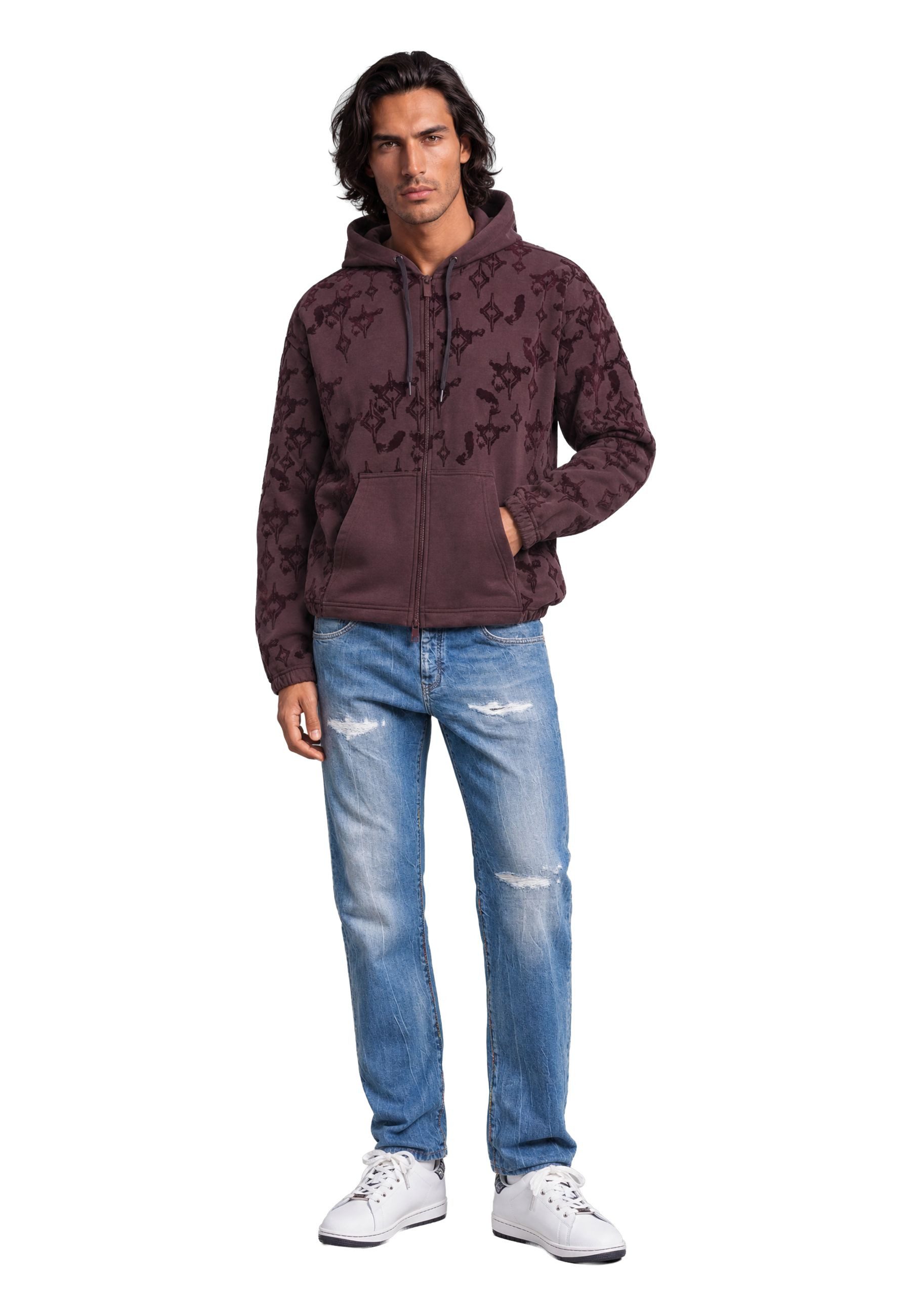 CARLO COLUCCI Sweatjacke Flenger