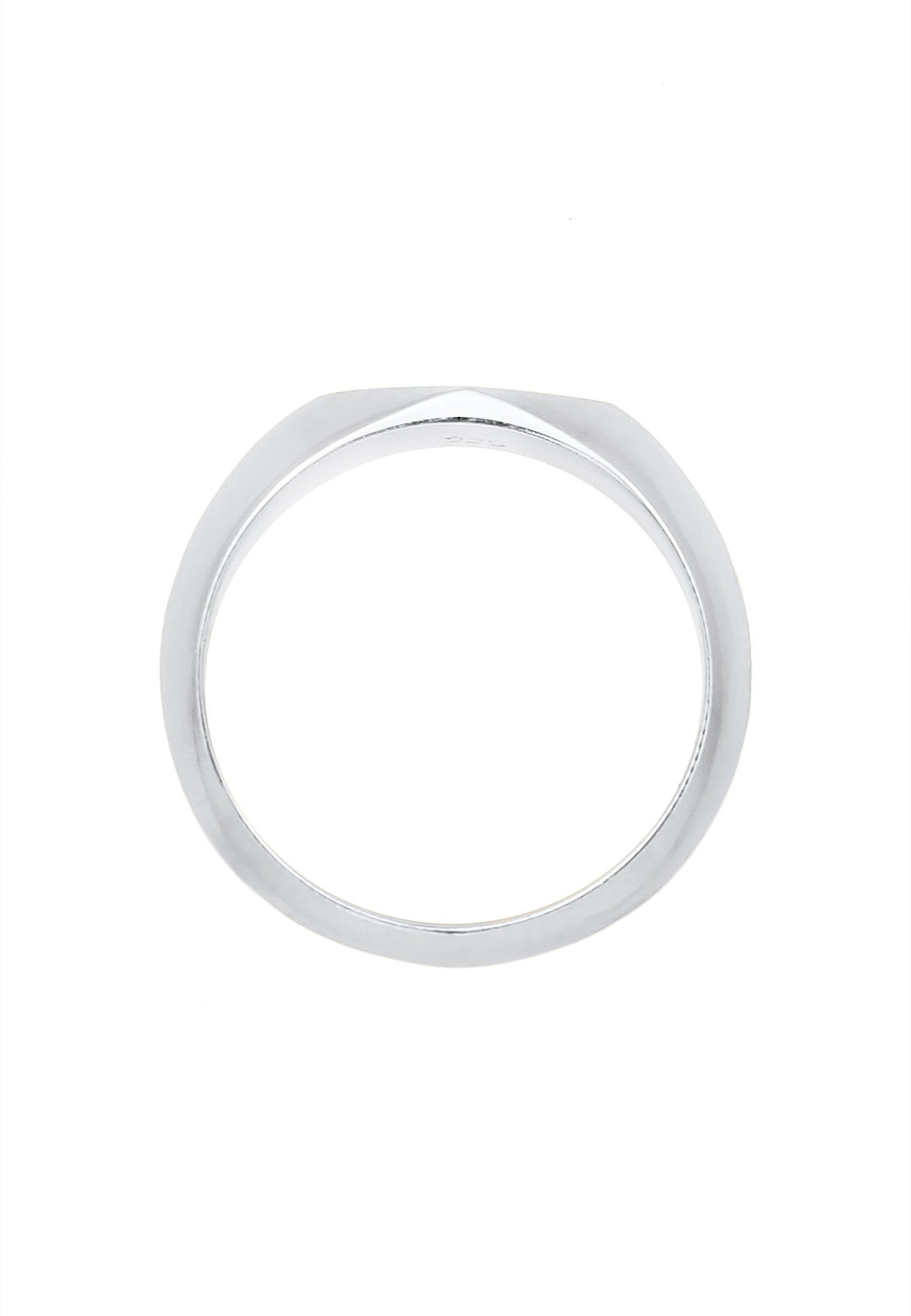 Elli Siegelring Kleiner Siegelring Raute Pinky Ring 925 Silber