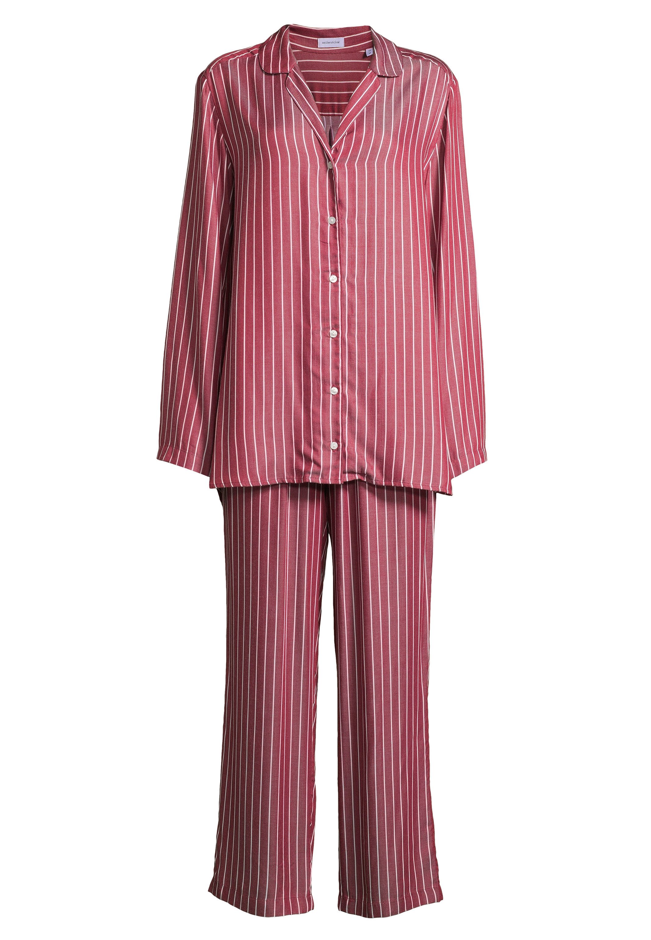 seidensticker Pyjama Classic Web (Set, 2 tlg) Pyjama - Atmungsaktiv - Obert günstig online kaufen