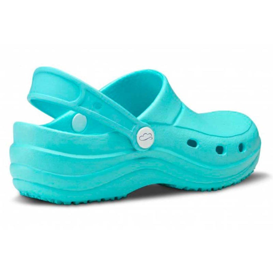 Feliz Caminar Clogs Berufsschuhe Sirocos Aqua Marina rutschfest mit Einlegesohle Clog extraleicht
