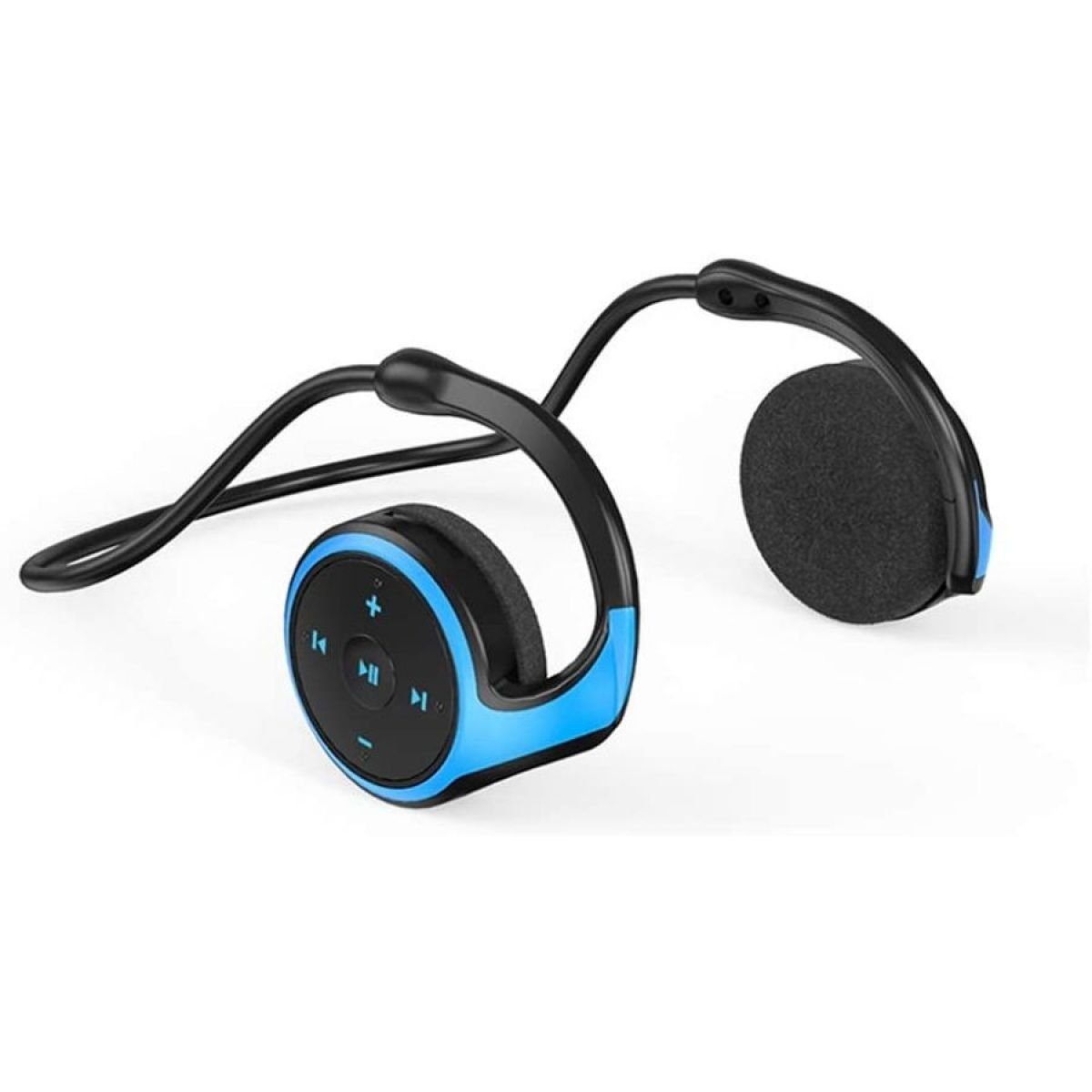 Jormftte Bluetooth Kopfhörer Sport - mit Clear Voice Capture Technologie In-Ear-Kopfhörer Blau