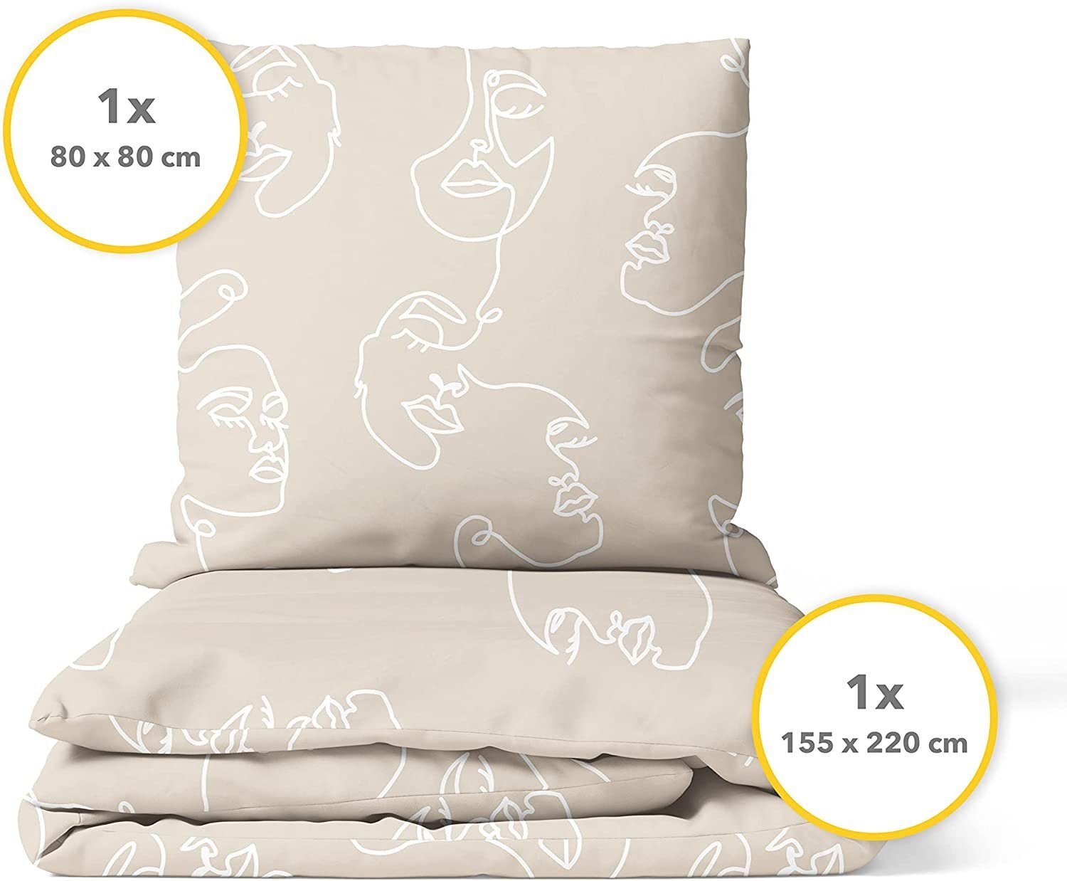 Träumschön Bettwäsche Renforce 135x200 cm oder günstig online kaufen