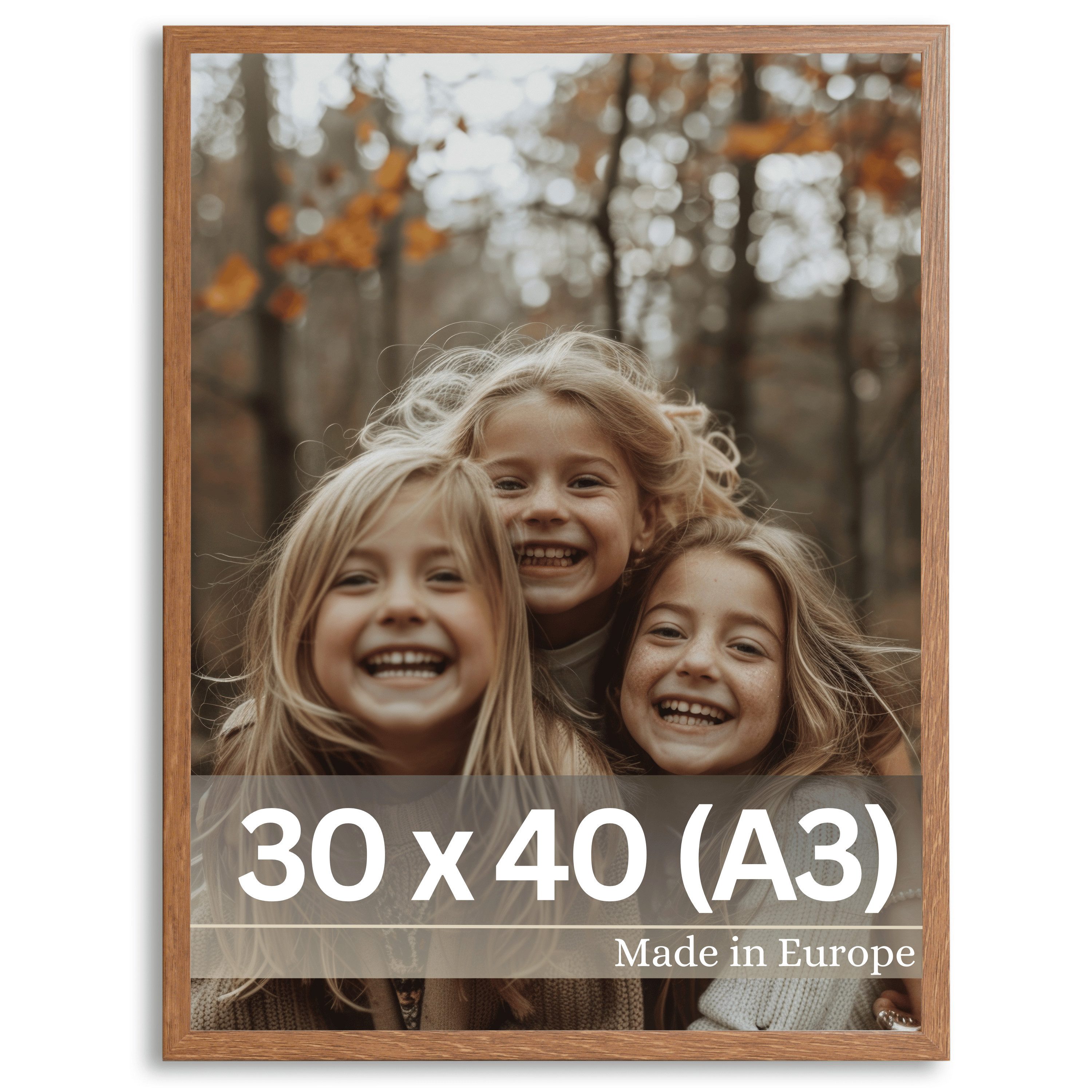 Victor (Zenith) Bilderrahmen Dali, Bilderrahmen Braun 30x40 (A3) cm, Bilder günstig online kaufen