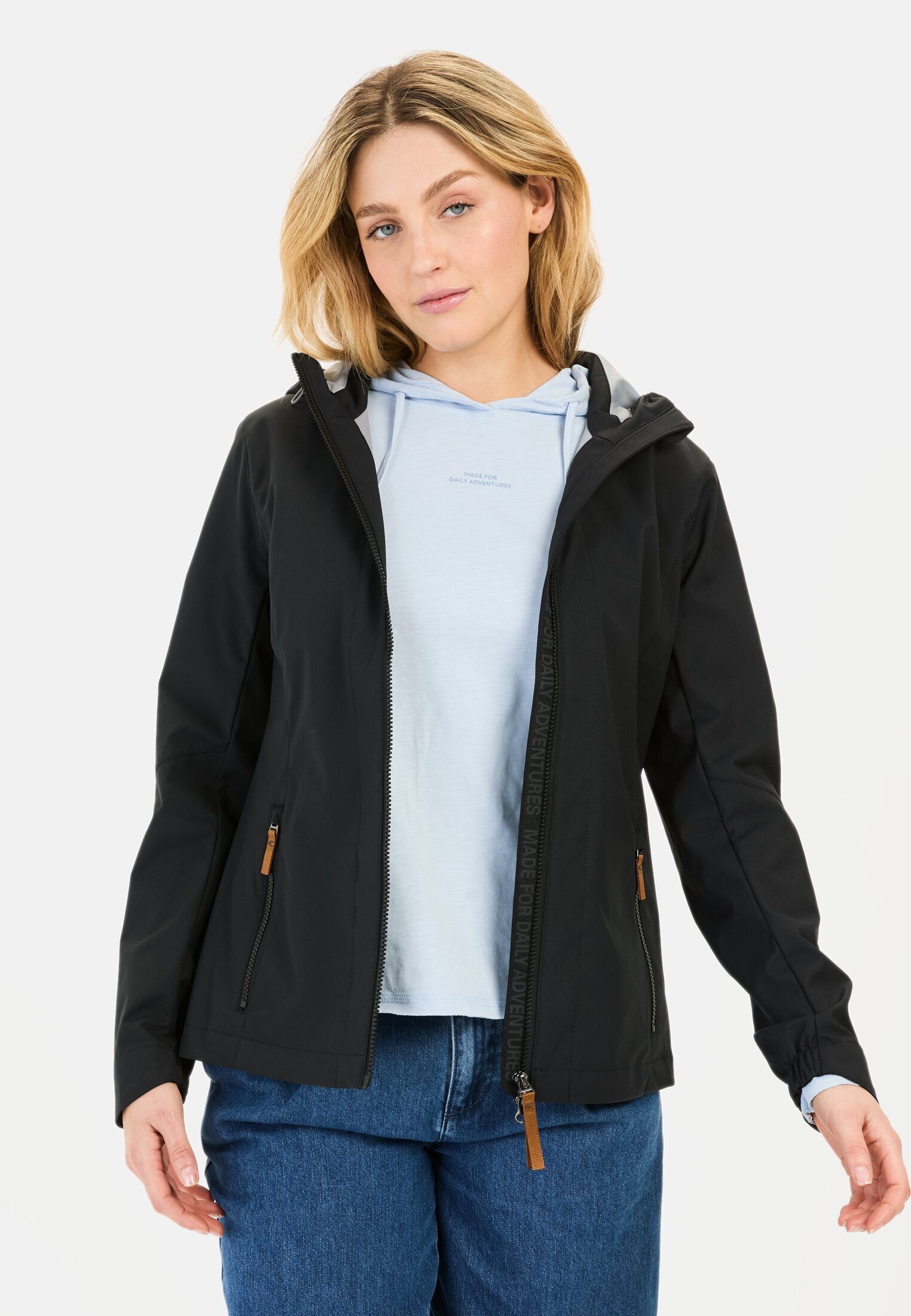 camel active Softshelljacke aus recyceltem Polyester günstig online kaufen