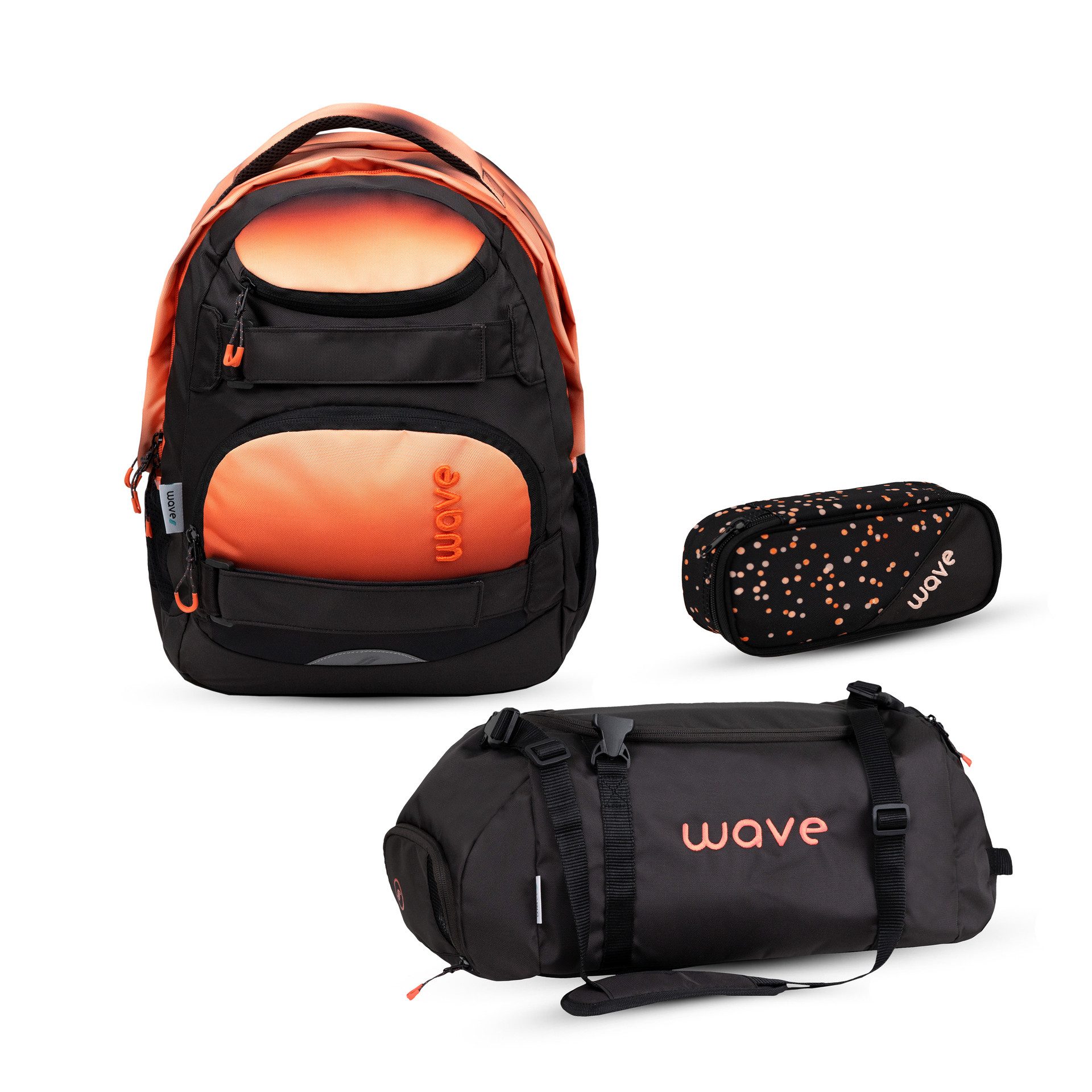 Wave Schulrucksack Wave Infinity Move Schulrucksack Set 3 tlg. "Gradient Blooms"