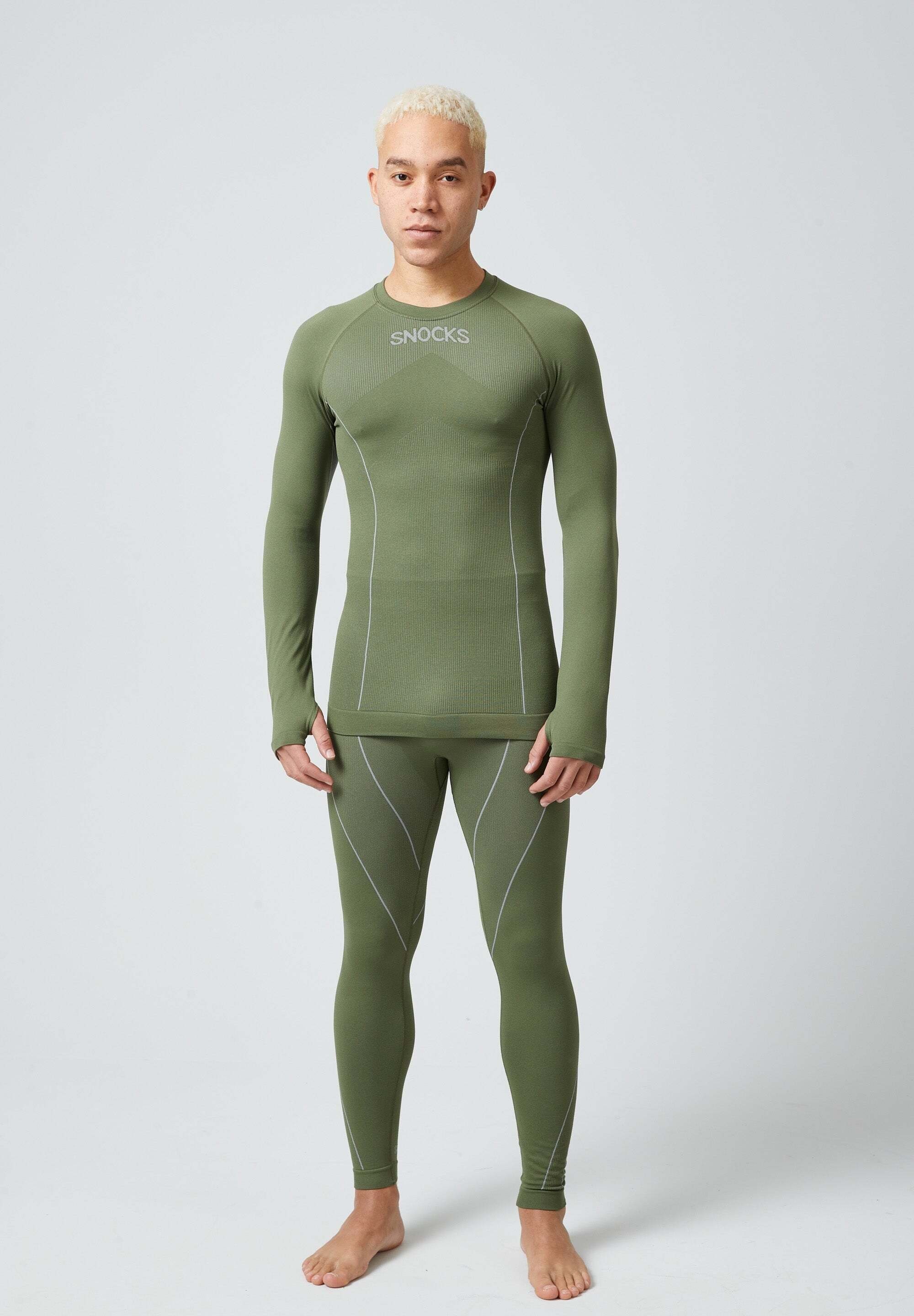 SNOCKS Thermounterhemd Thermounterwäsche mit Daumenloch für Herren (1-St) p günstig online kaufen