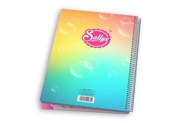 Sallys Schulheft Sallys Hausaufgabenheft, A5 Format, 140 Seiten, Made in Germany, Der Erlös unterstützt die "Sally Stiftung".