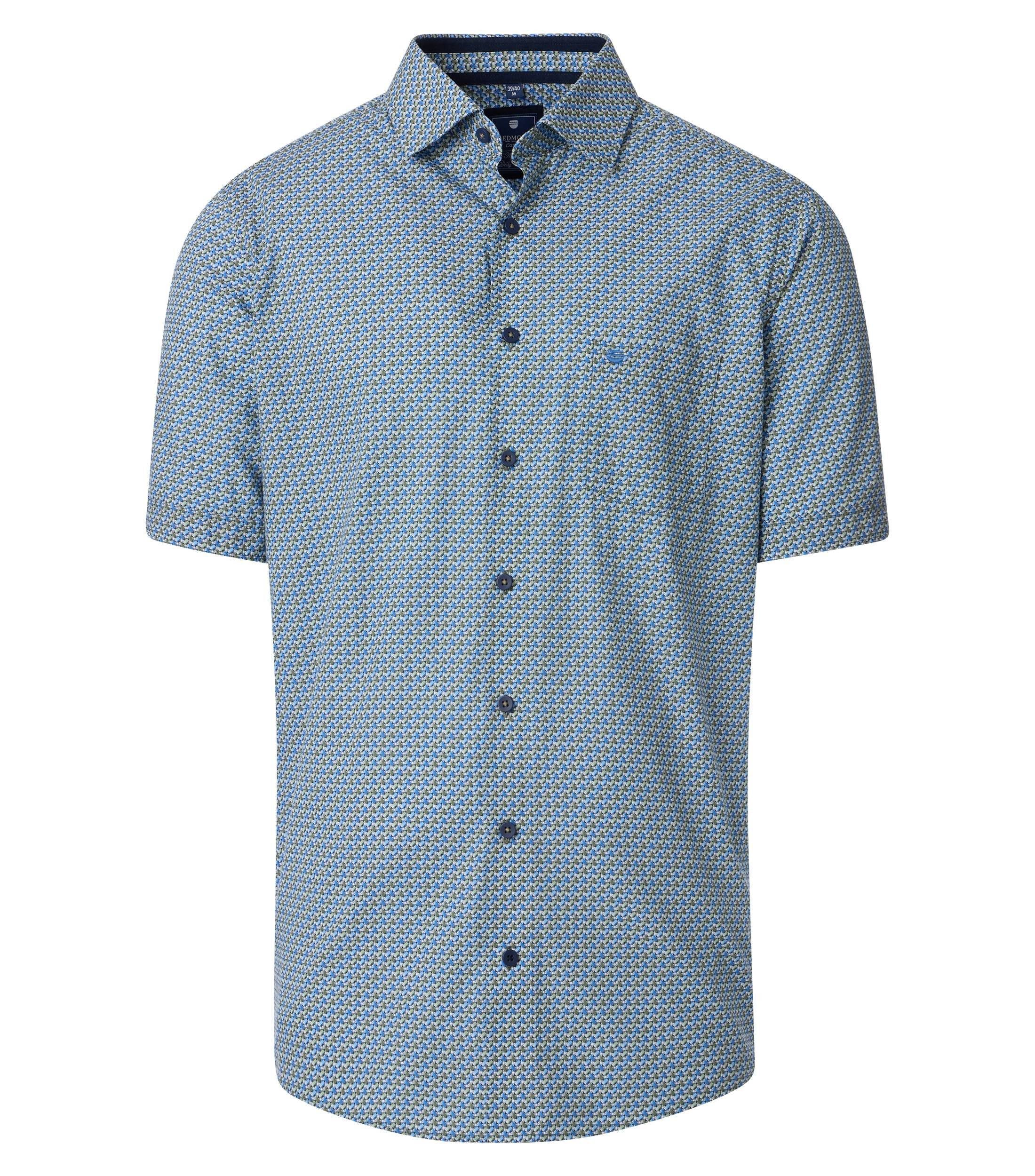 Kurzarmhemd Druck Comfort Fit