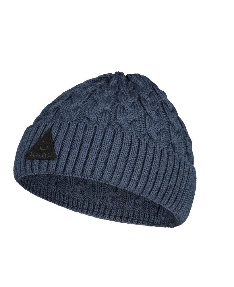 Maloja Strickmütze (Beanie) FruttetiM - Woll-Mix - midnightblau Damen