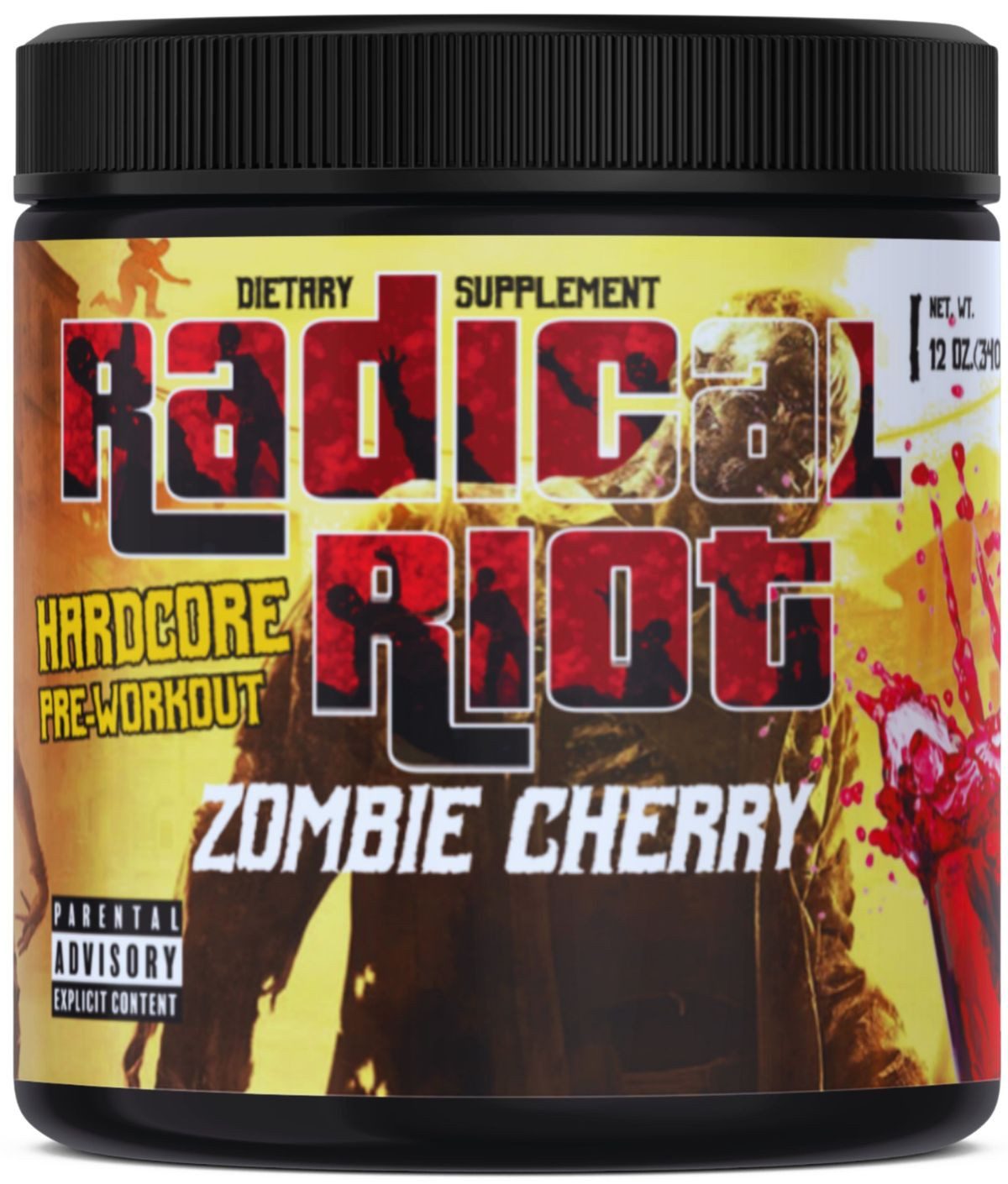 American Supps Pre-Workout Booster Hardcore Radical Riot BODYBUILDING - FITNESS Pulver