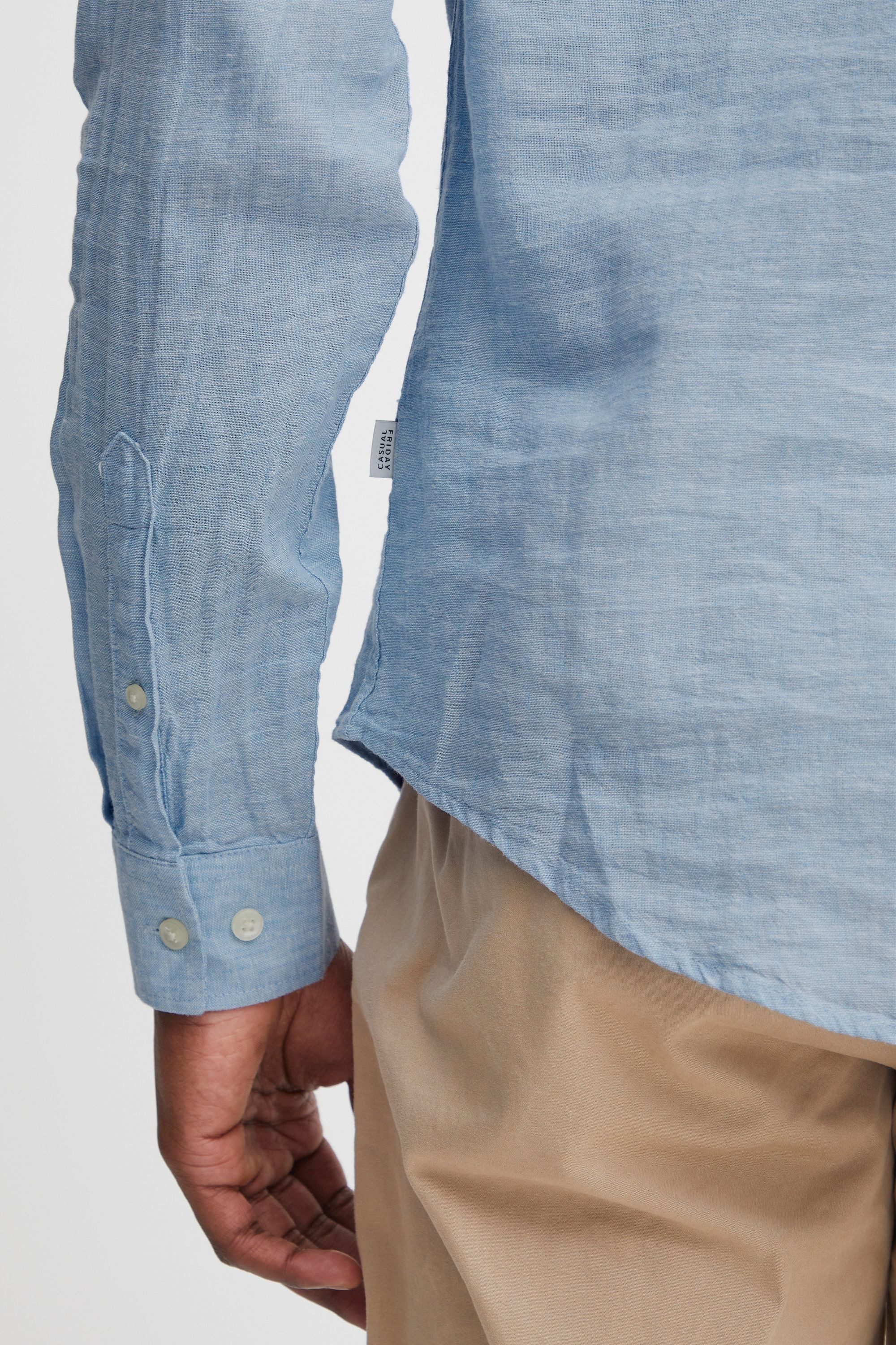Casual Friday Langarmhemd CFAnton Langarmhemd aus Leinenmix