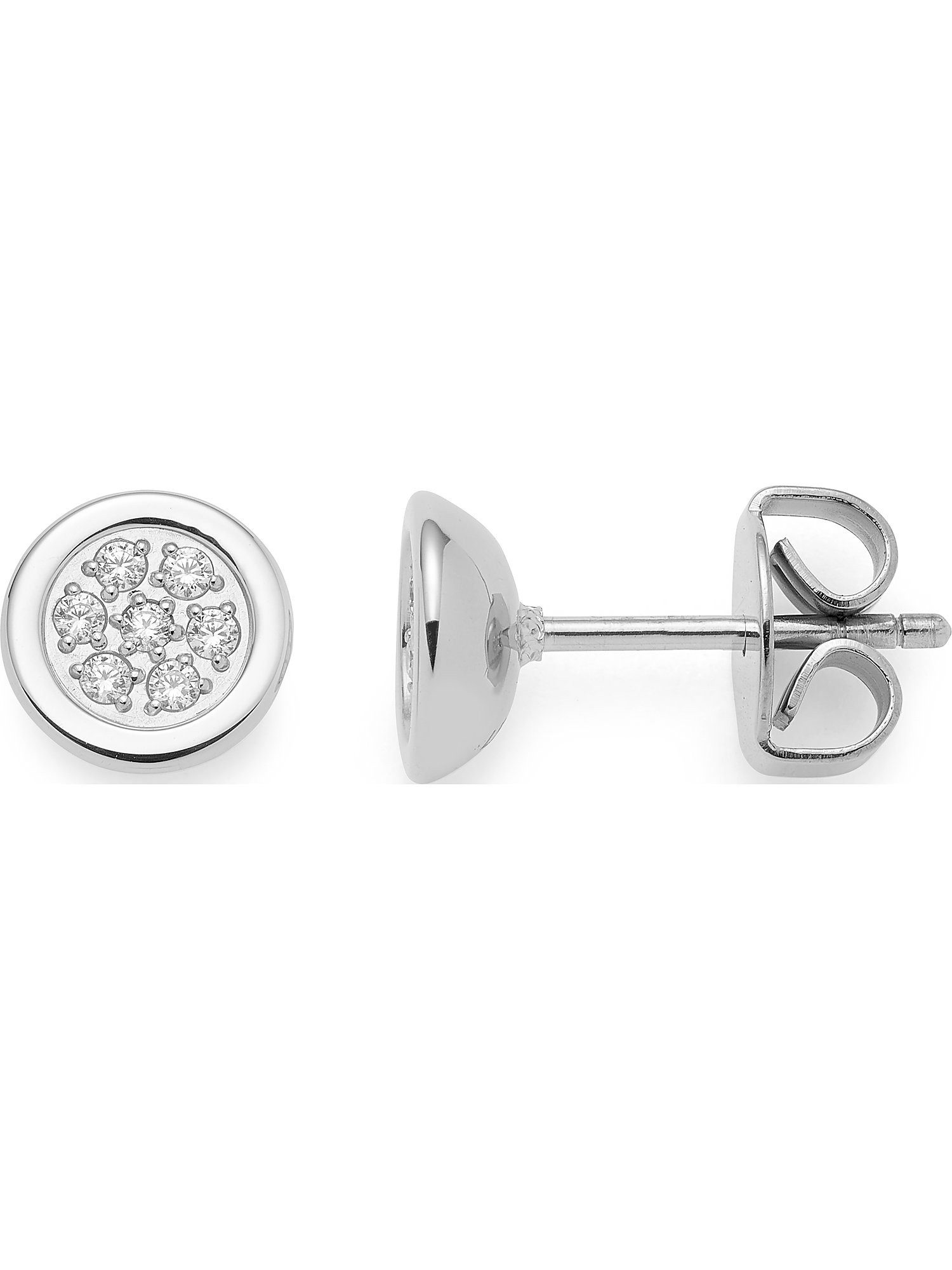 LEONARDO Paar Ohrstecker Leonardo Damen-Ohrstecker Edelstahl Zirkonia, Herbst/Winter 2025