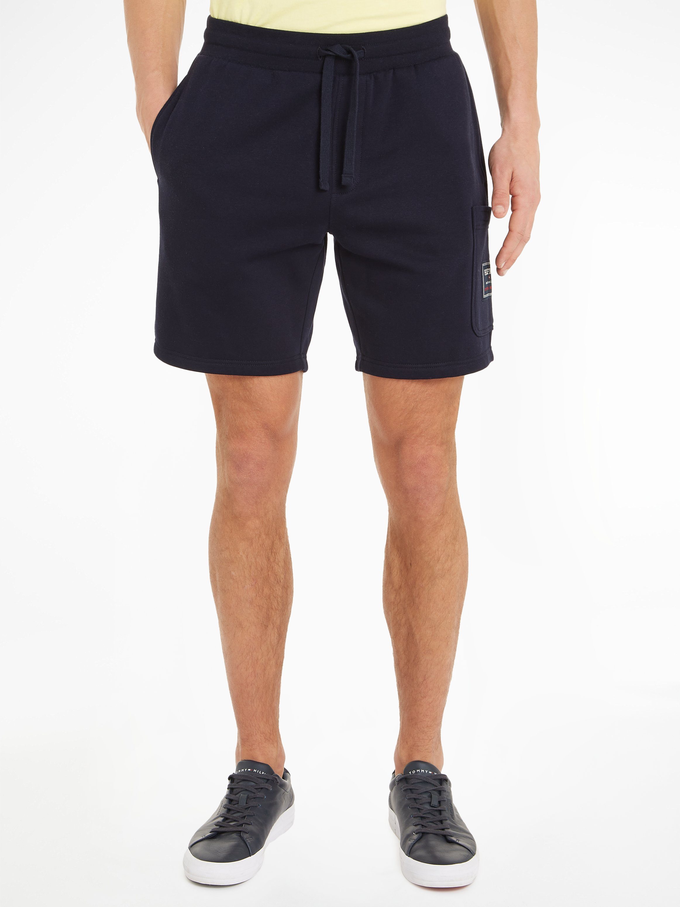 Tommy Hilfiger Sweatshorts FLAG LOGO BADGE günstig online kaufen