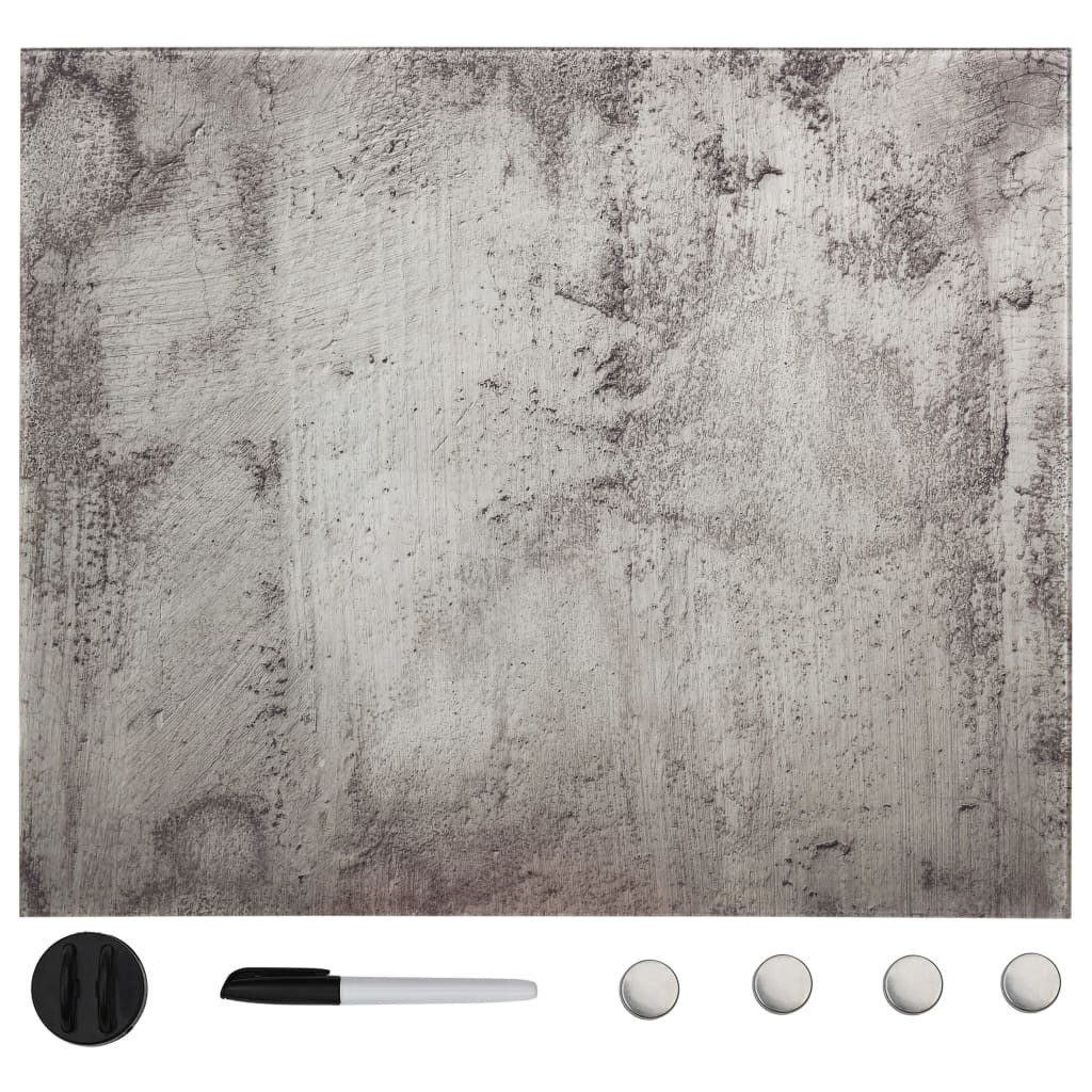 vidaXL Tafel 60 x 60 cm Magnettafel Wandmontage Glas 60x60 cm