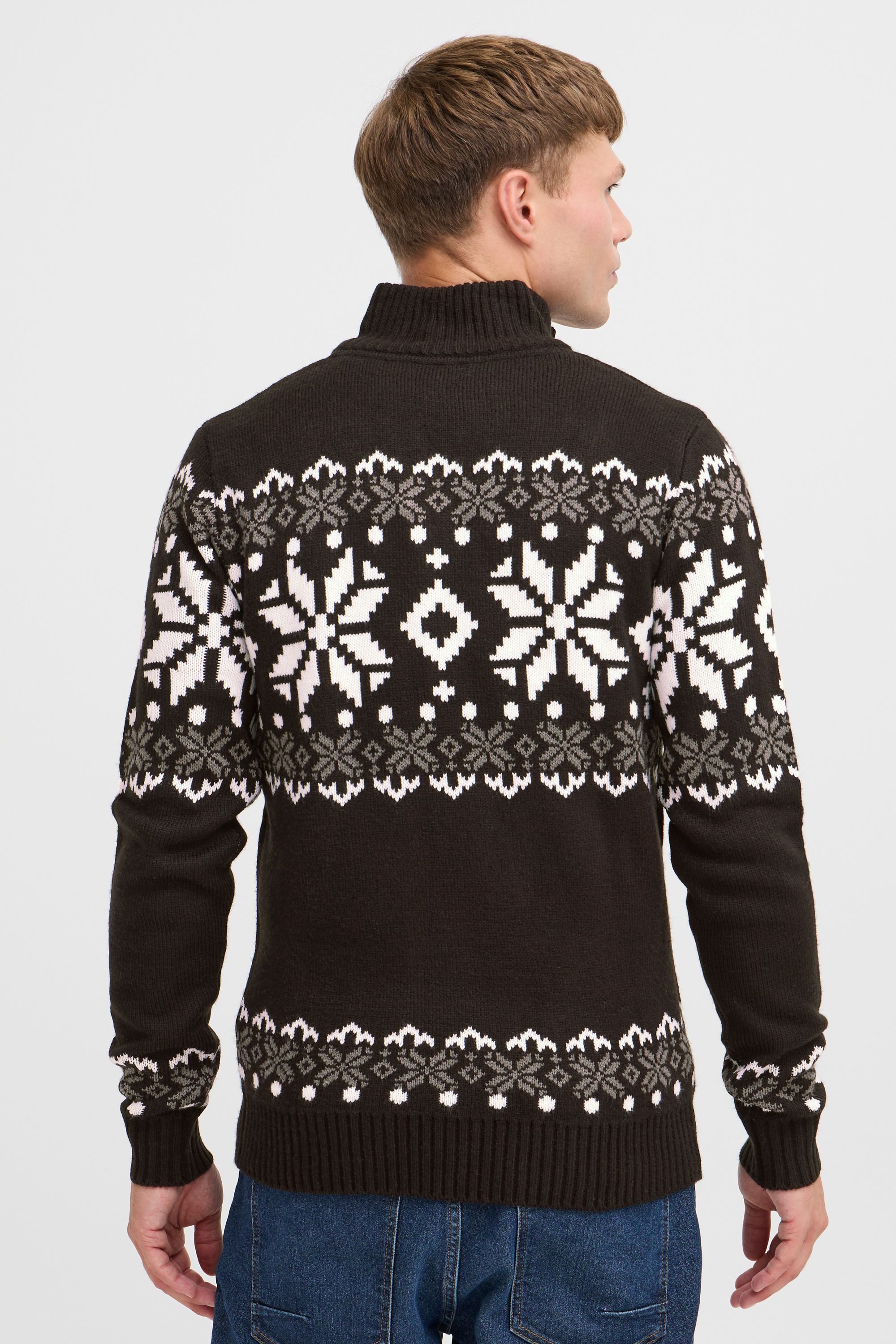 !Solid Troyer SDNorwin Strickpulli mit Norweger Strickmuster