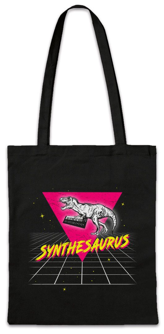Beuteltasche Synthesaurus I Stofftasche Synthesizer Electro Techno LFO Musik Music